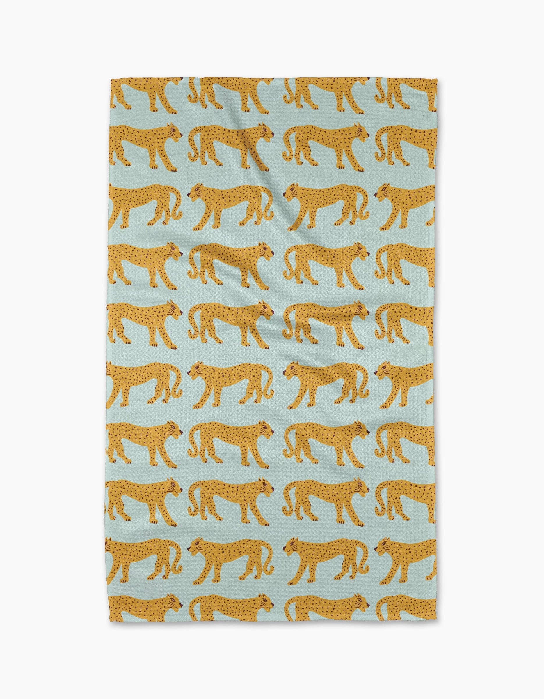 Walking Cheetah Tea Towel