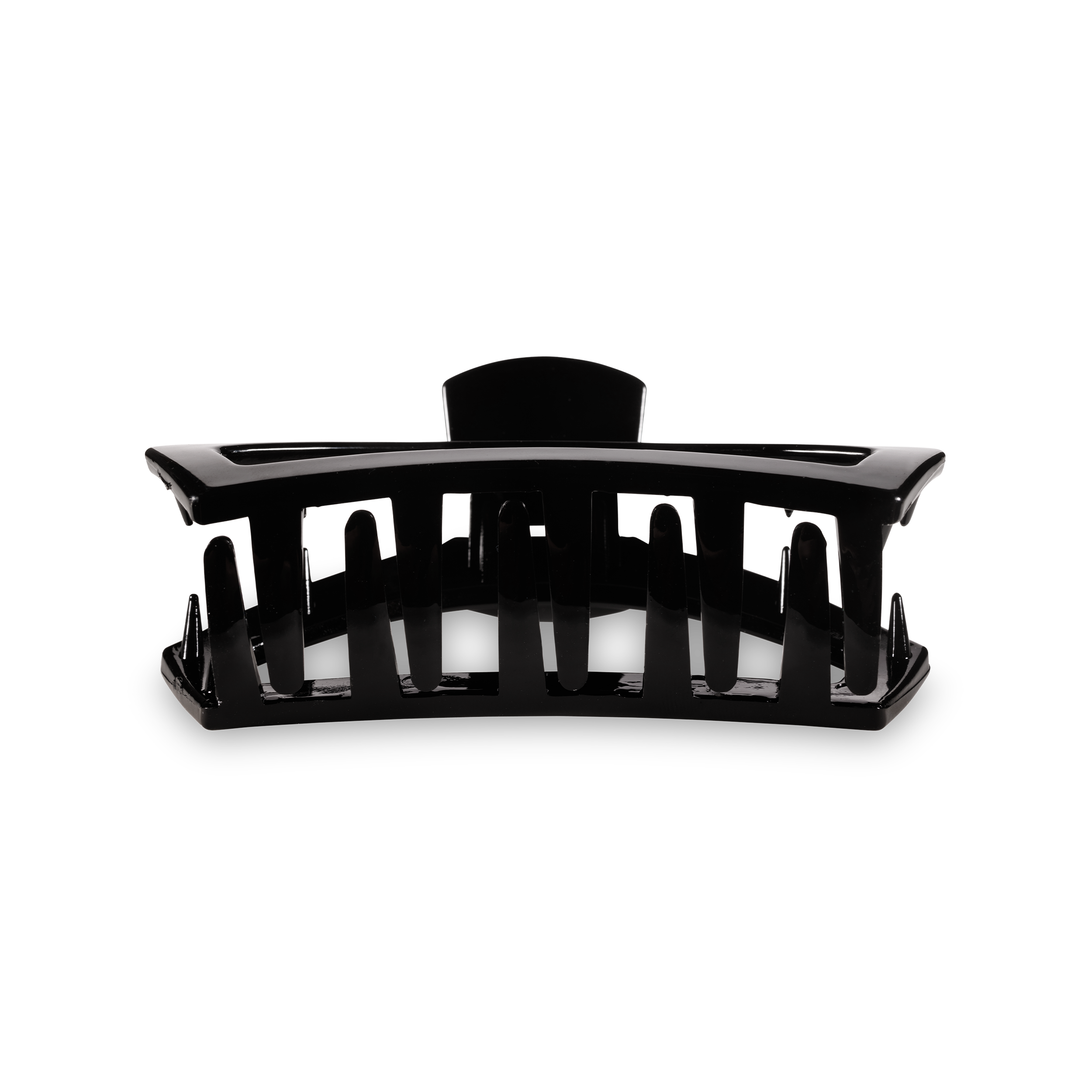 Open Jet Black Medium Hair Clip