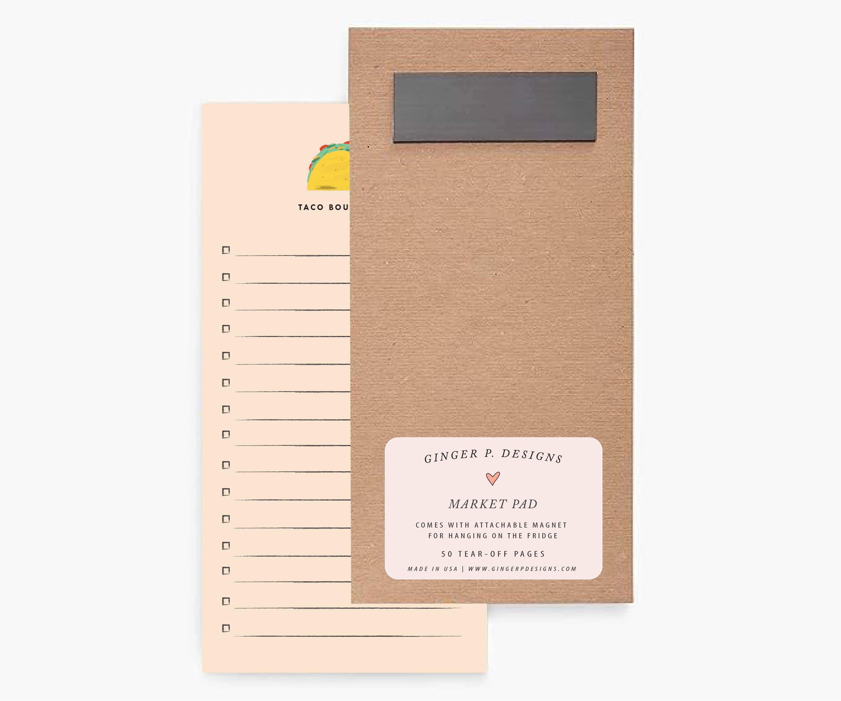 Taco Bout a List Market Pad