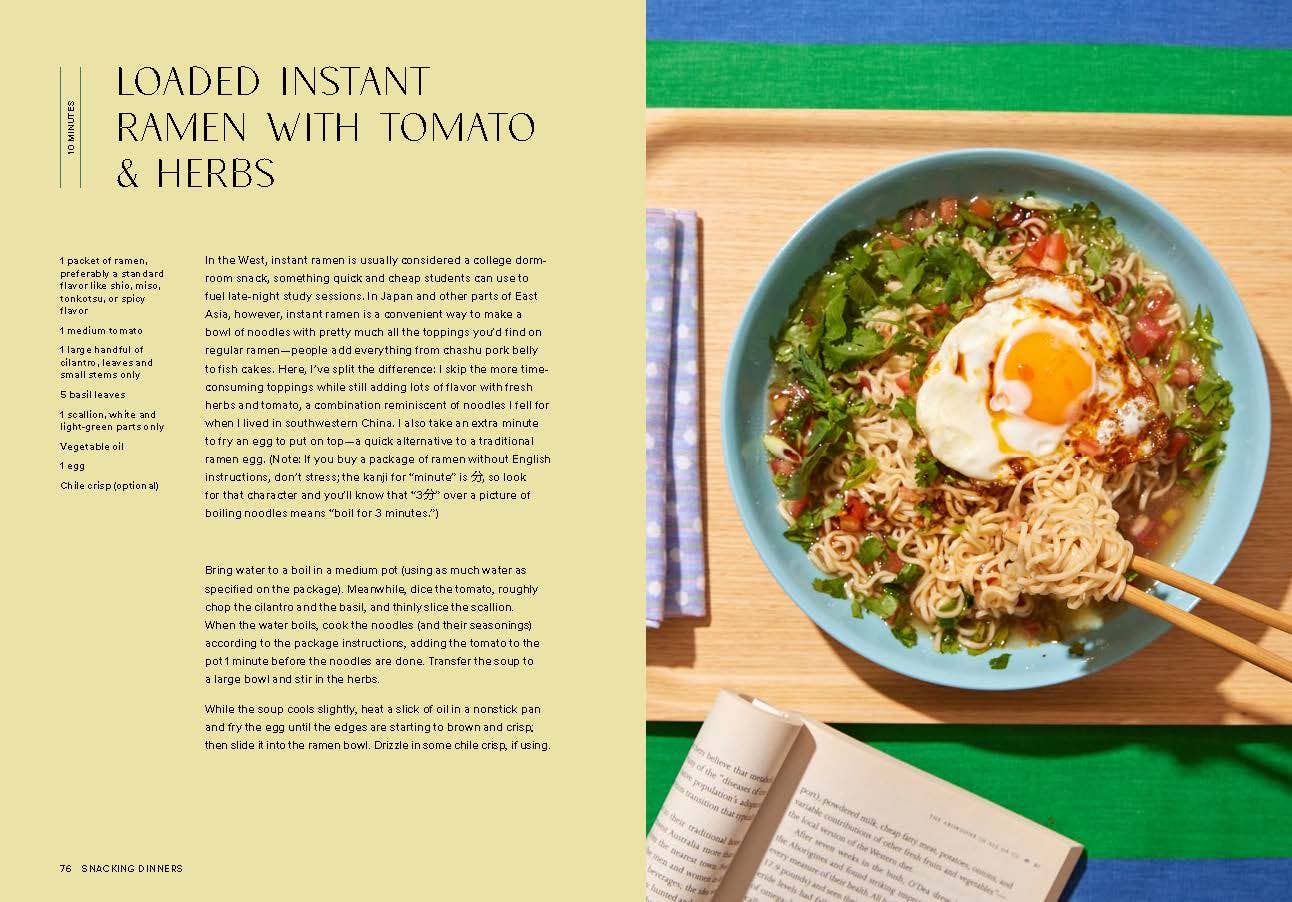 'Snacking Dinners' Cookbook