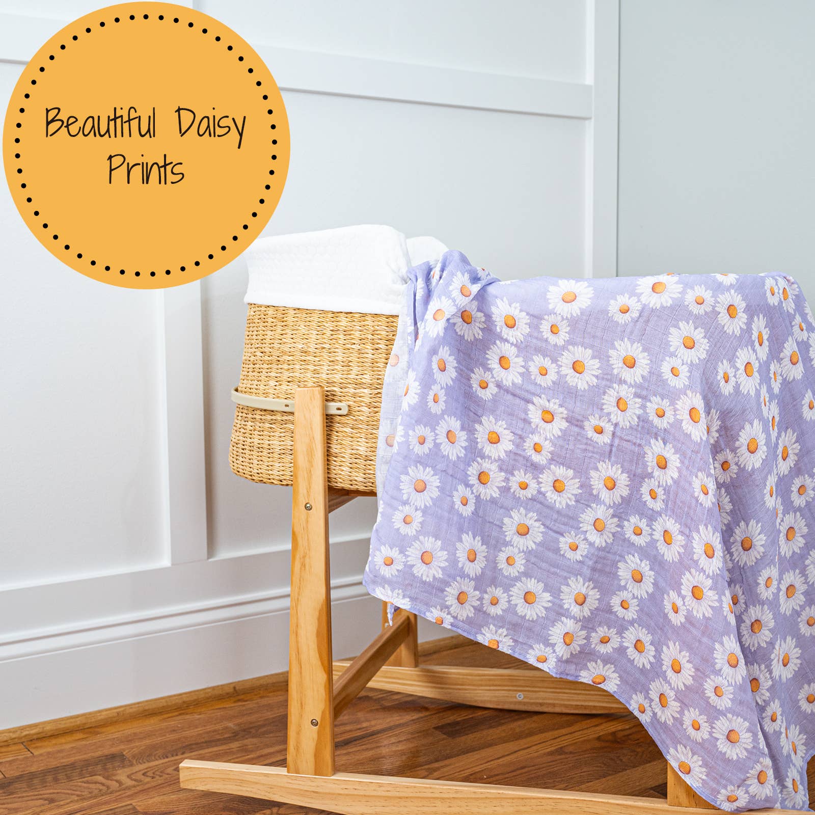 Lazy Daisy Muslin Swaddle
