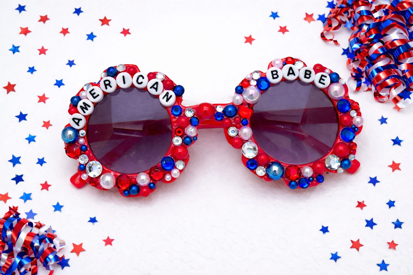 American Babe Embellished Sunglasses
