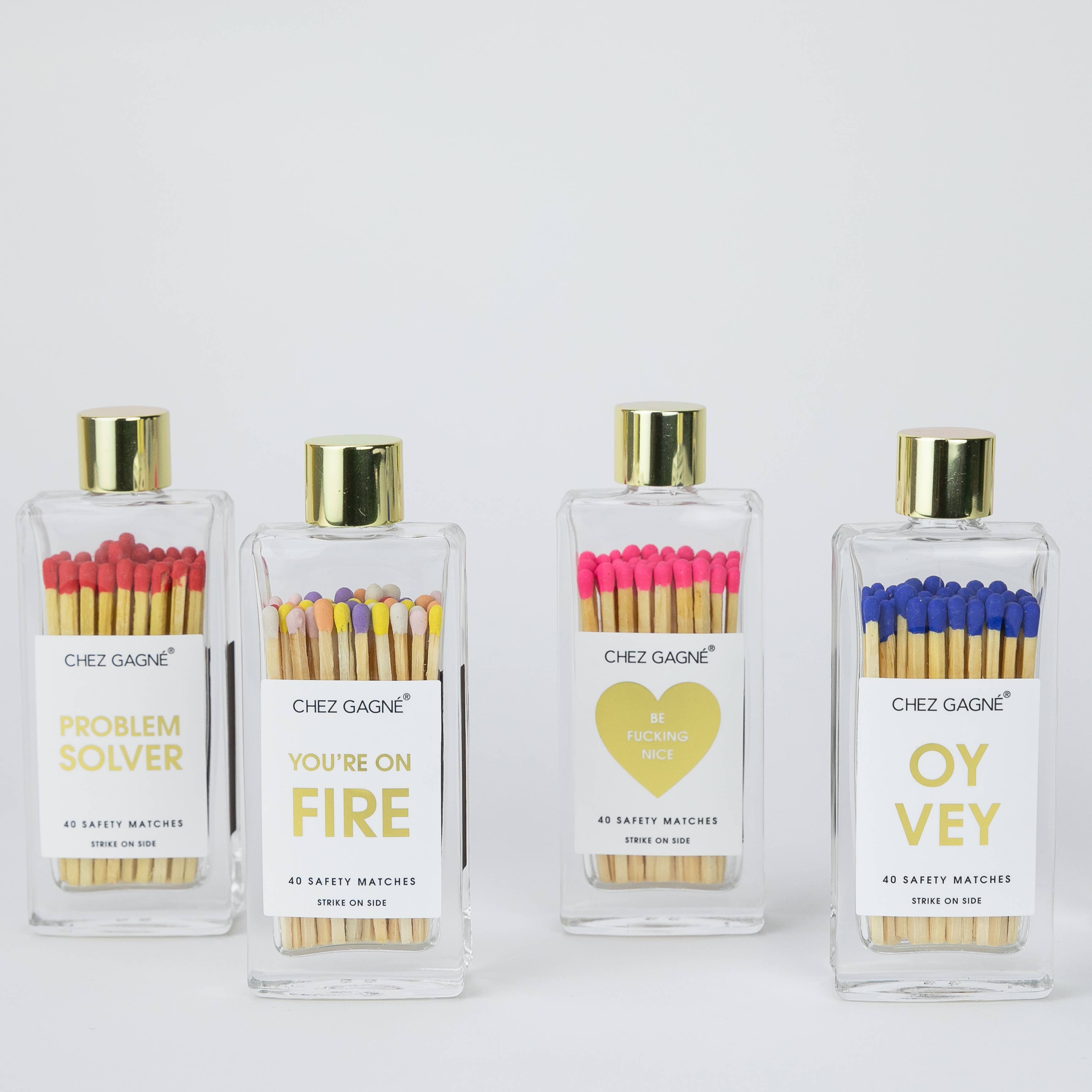 Burnt Out - Glass Bottle Safety Matches