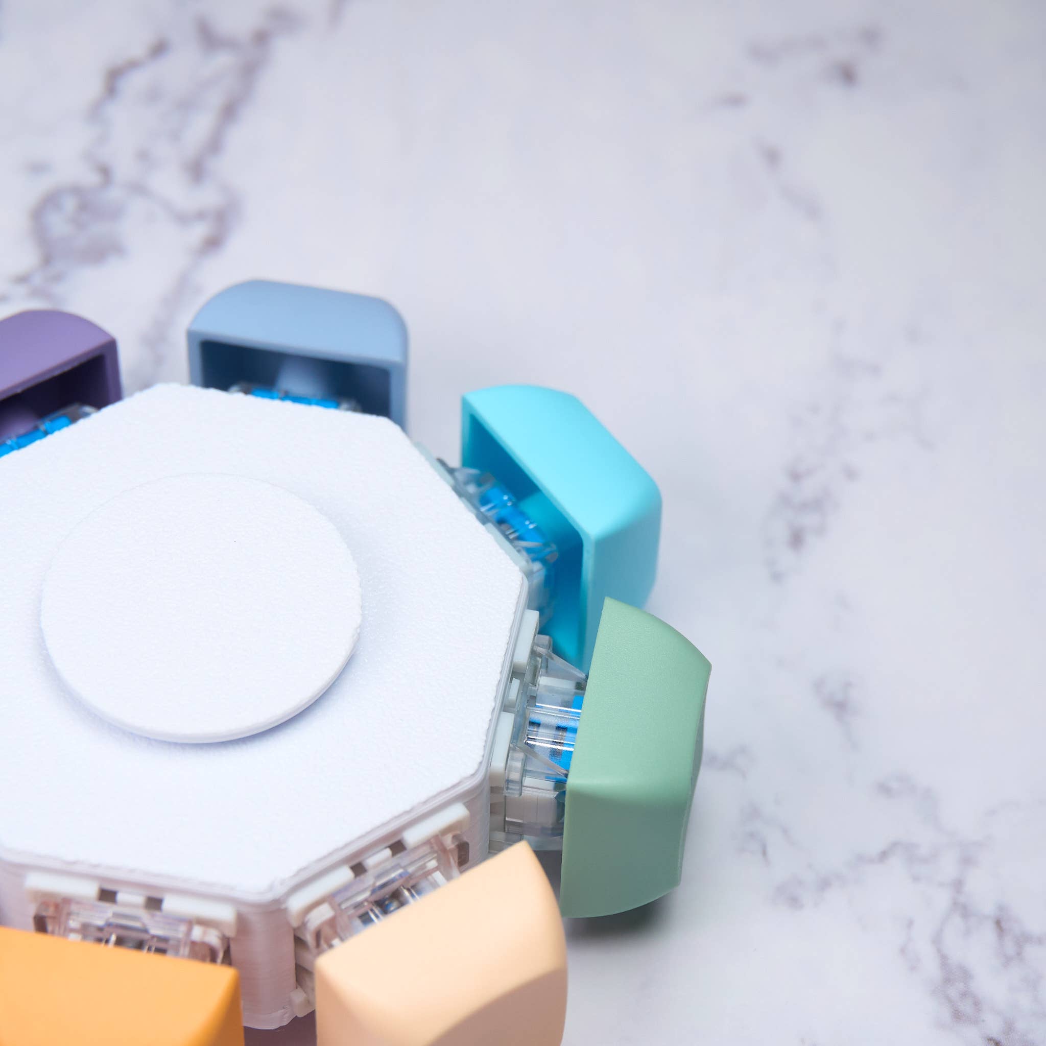 8-Key Clicky Keyboard Fidget Spinner