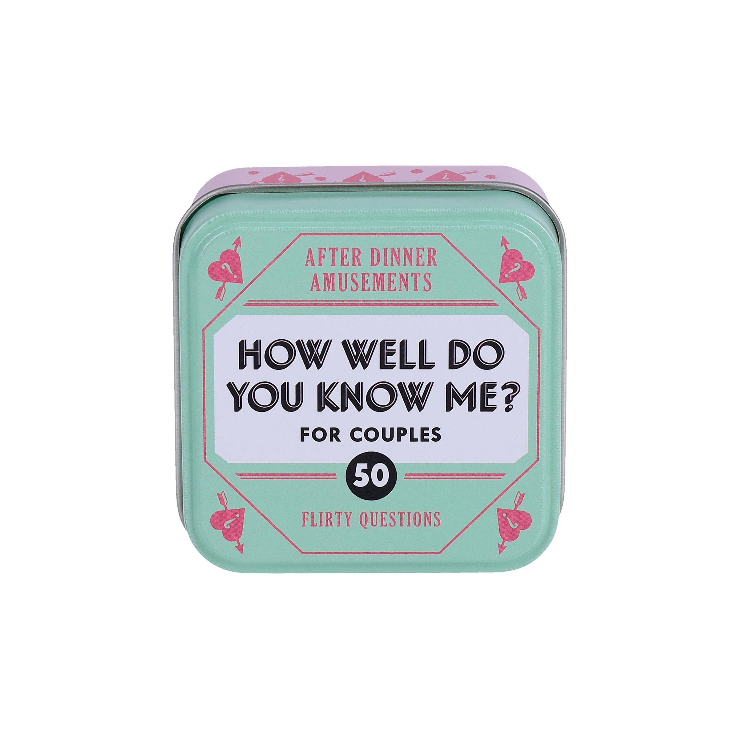 How Well Do You Know Me? For Couples