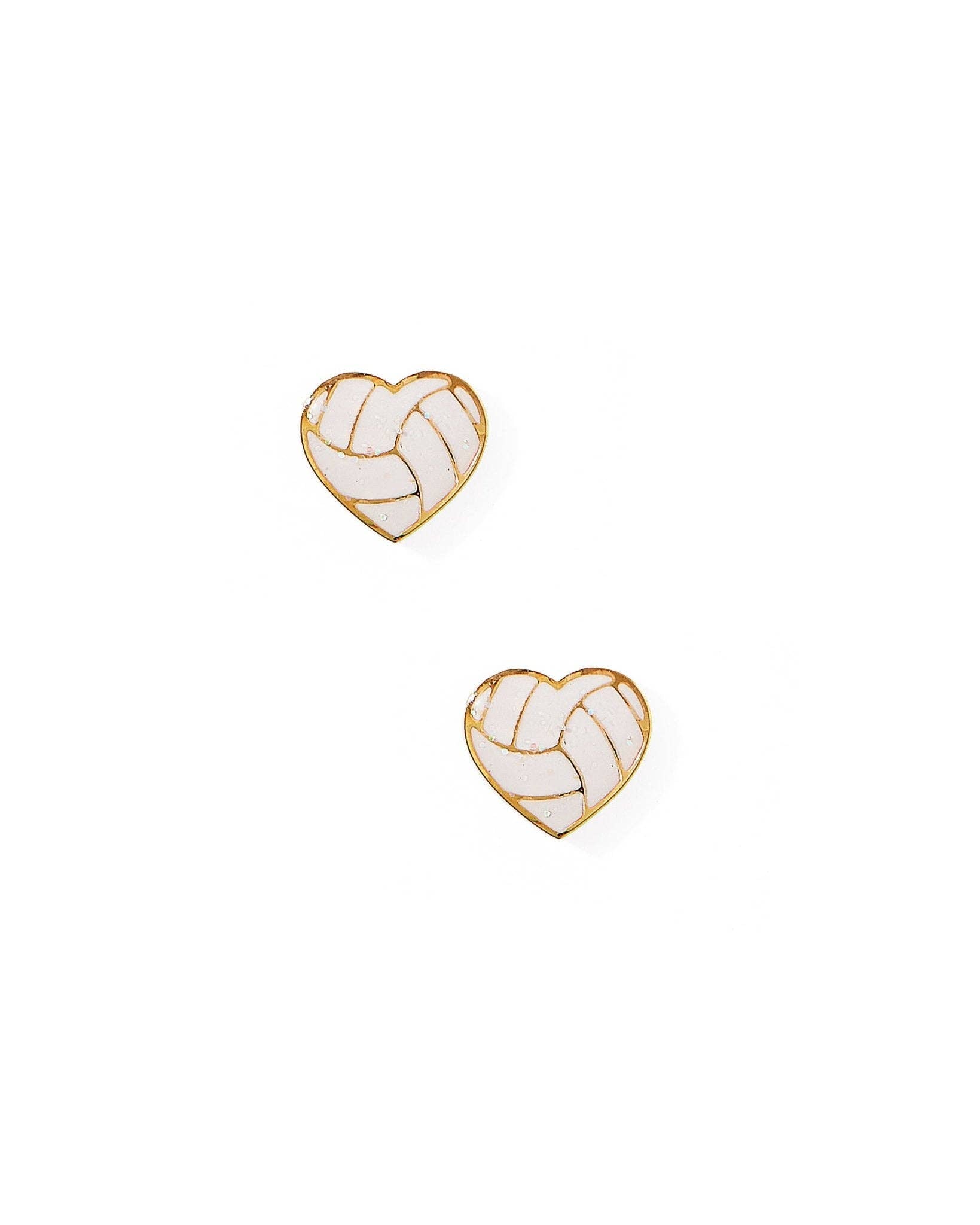Volleyball Screwback Stud Earrings
