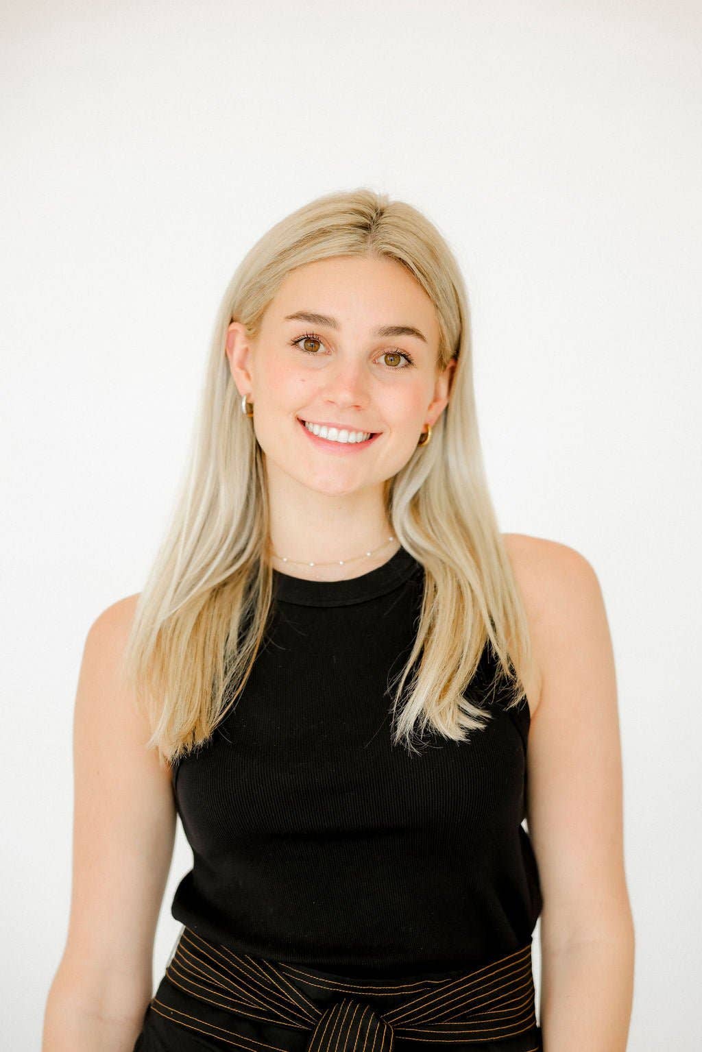 Scarlett 12mm Two-Tone Huggie Hoops