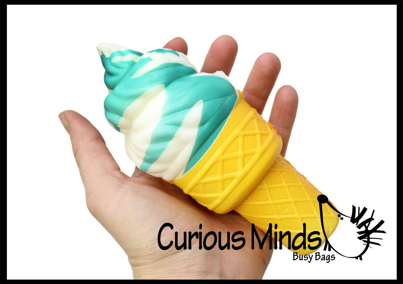6.5" Ice Cream Cone Squishy
