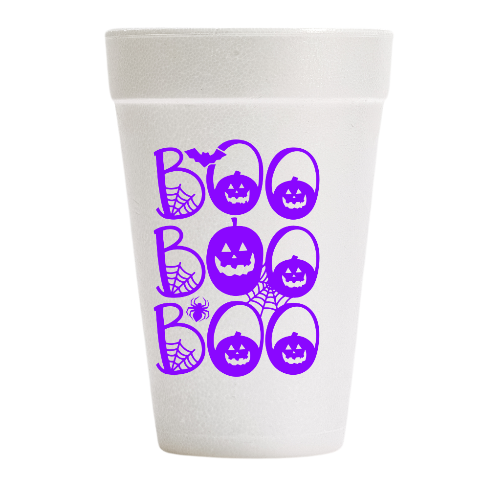 Boo! Foam Cups
