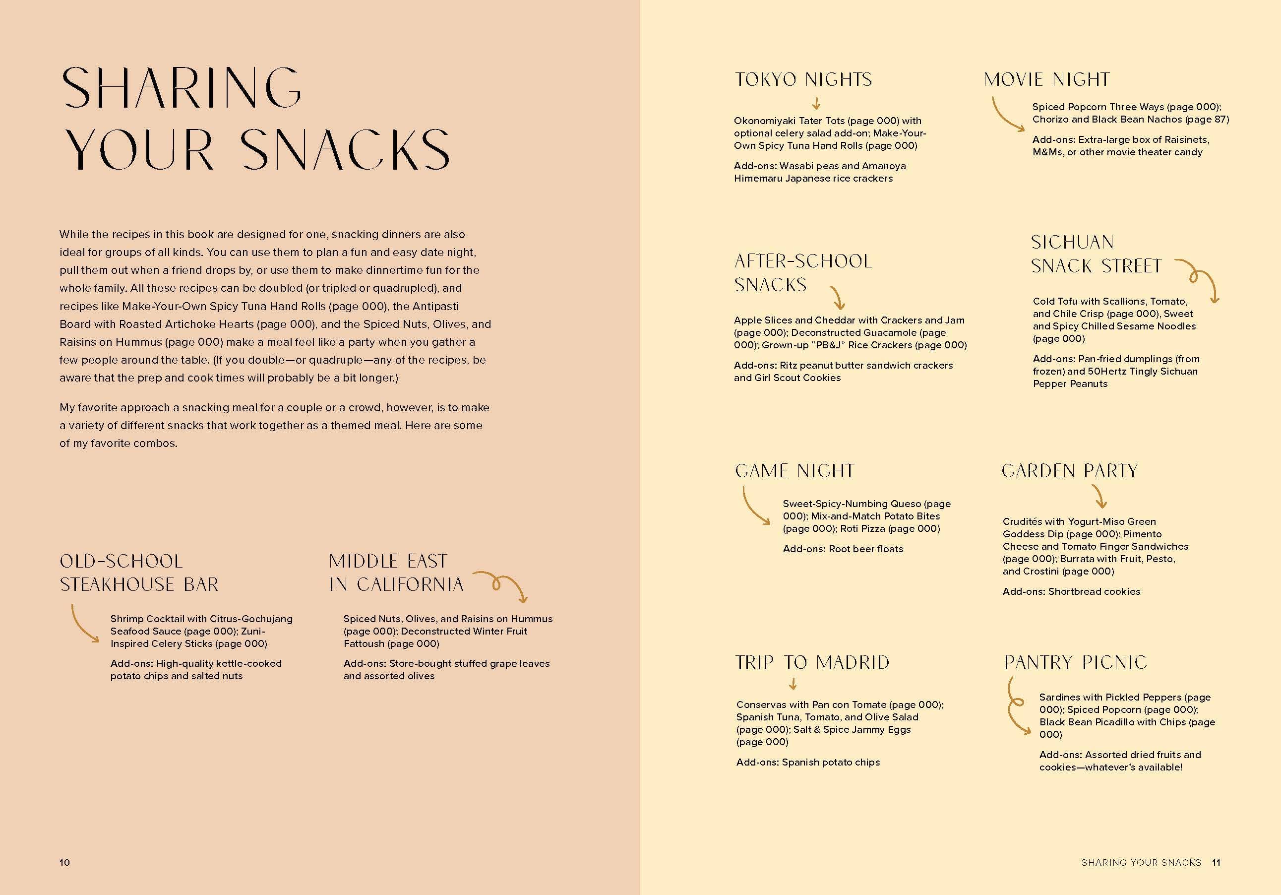'Snacking Dinners' Cookbook