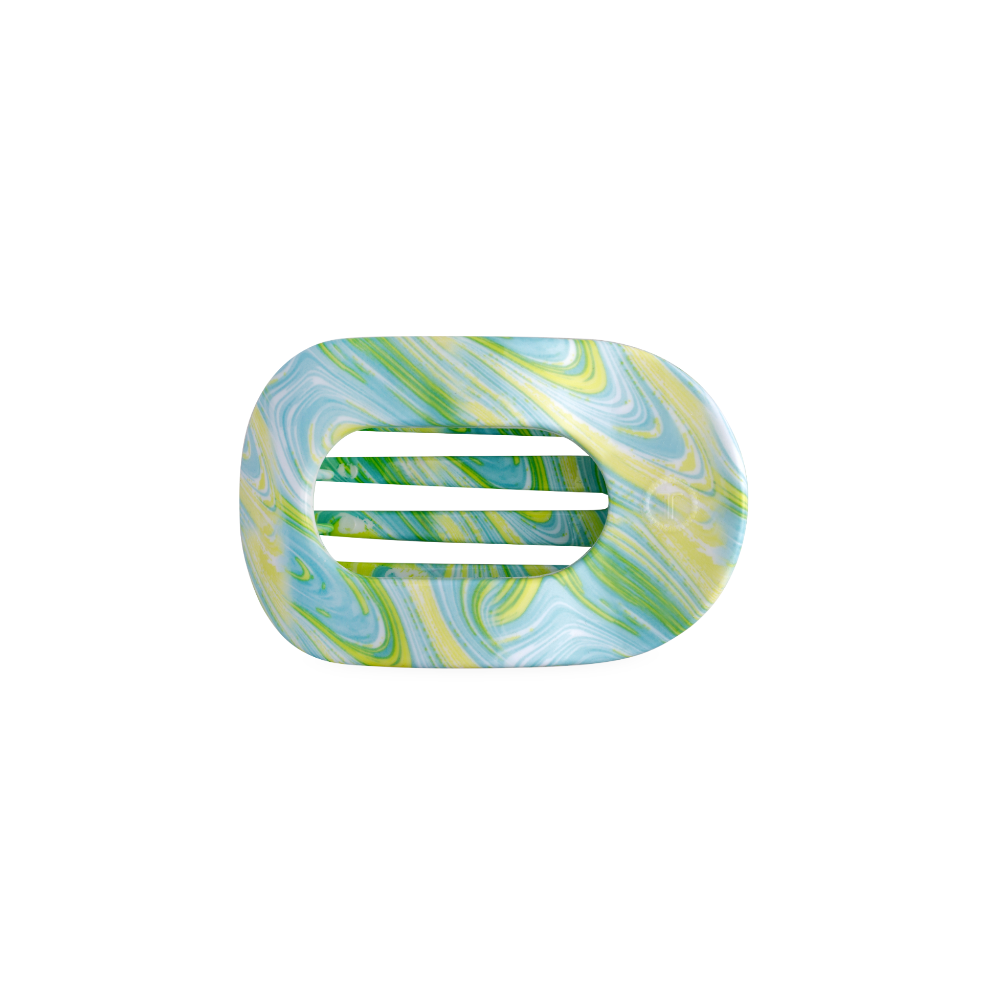 By the Sea Shore | Small | Flat Round Hair Clip