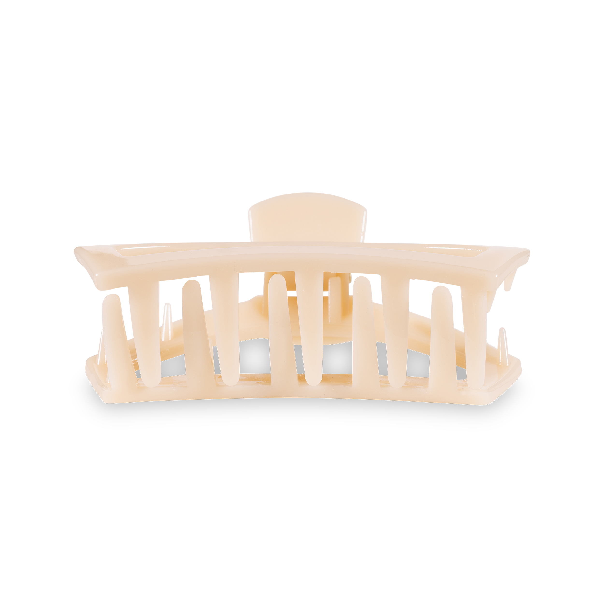 Open Almond Beige Medium Hair Clip
