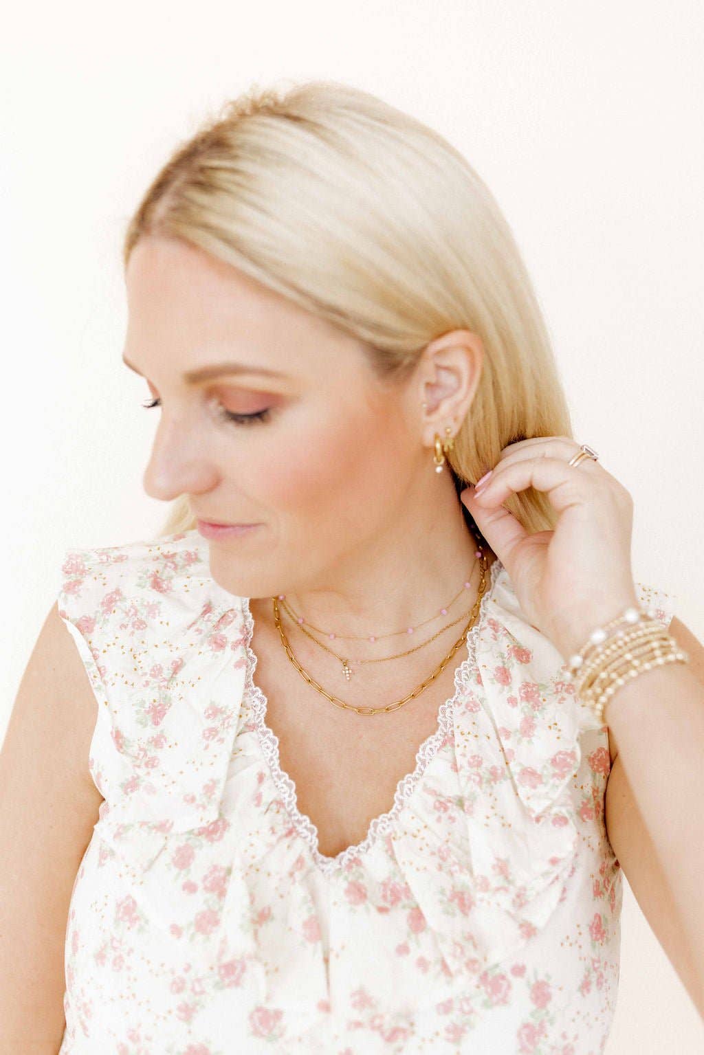 Palmer Paperclip Gold Necklace
