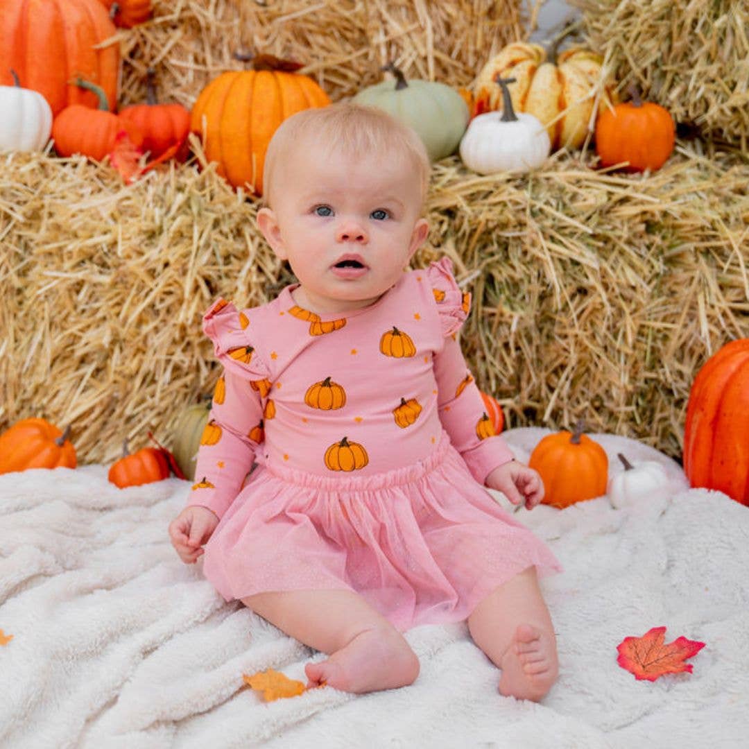 Pumpkin Blush Tutu Bodysuit