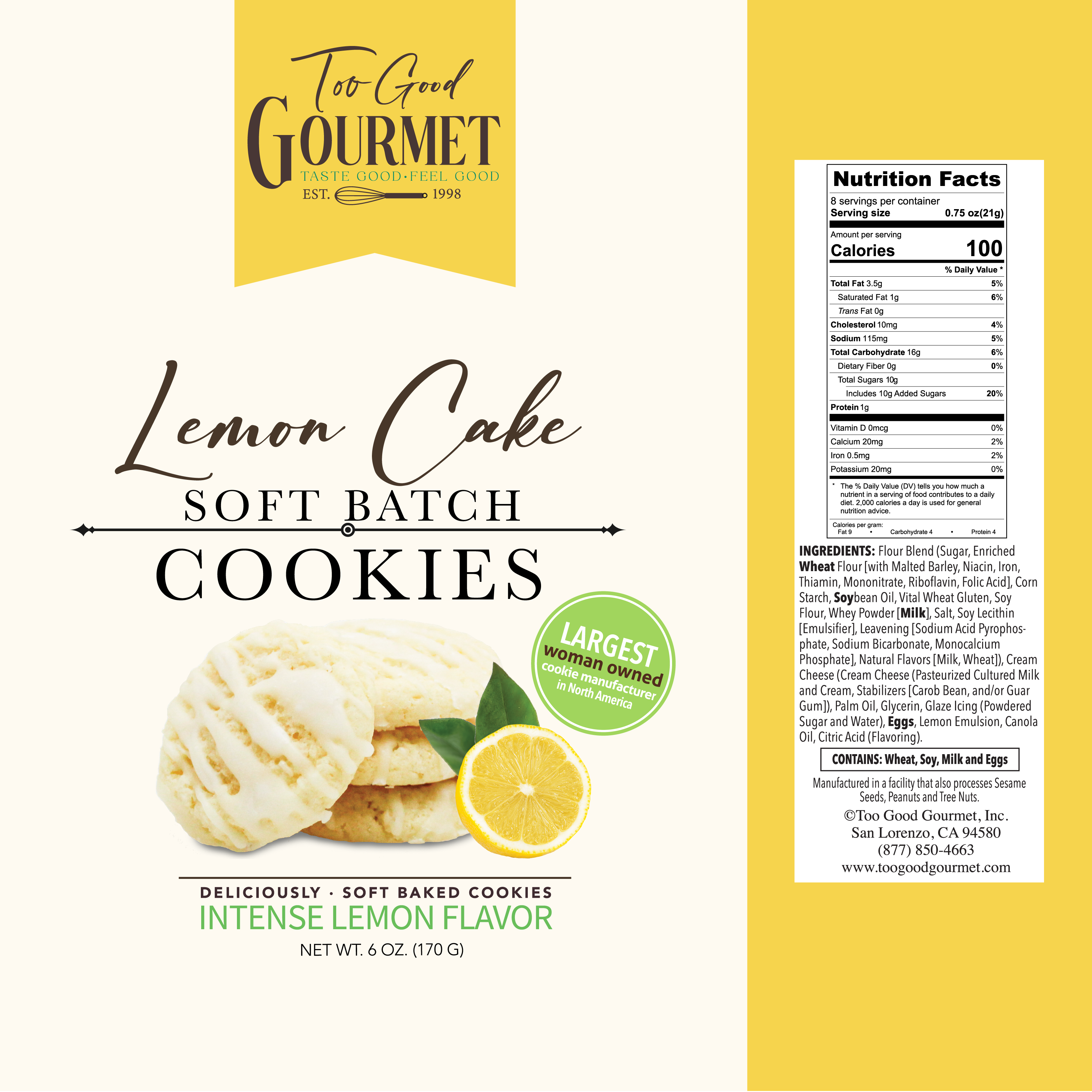 Lemon Soft Batch Cookies