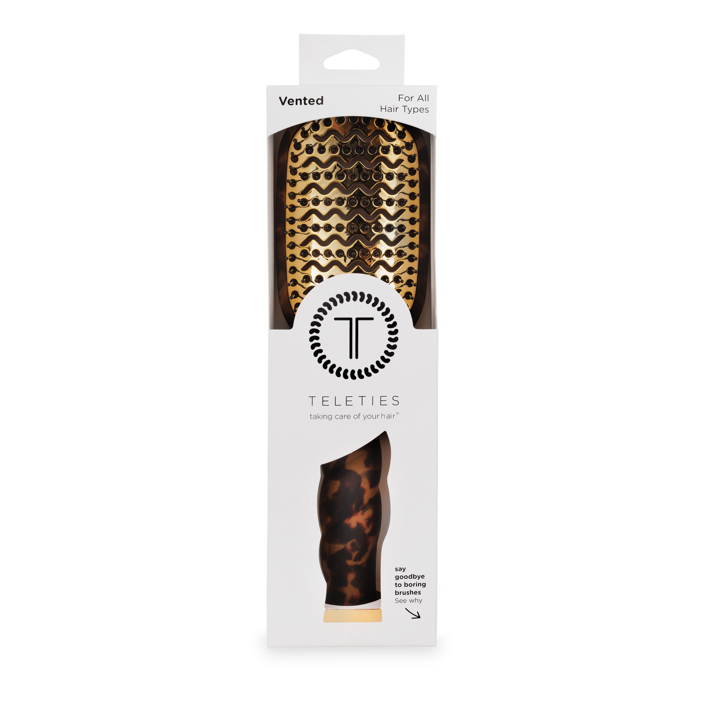 Vented Hair Brush | Tortoise