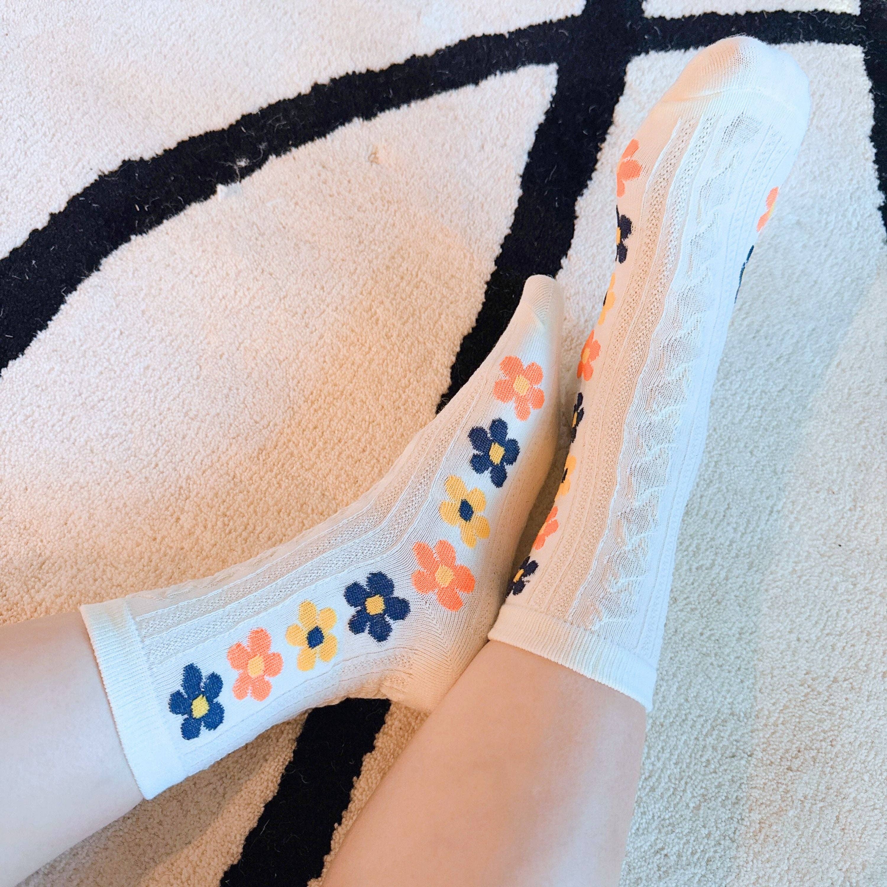 Garden Flower Socks