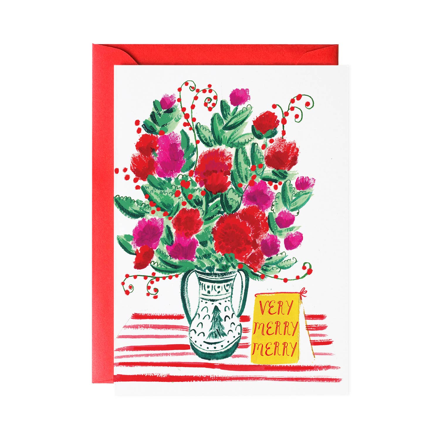 Winter Flowers - Holiday Greeting Card