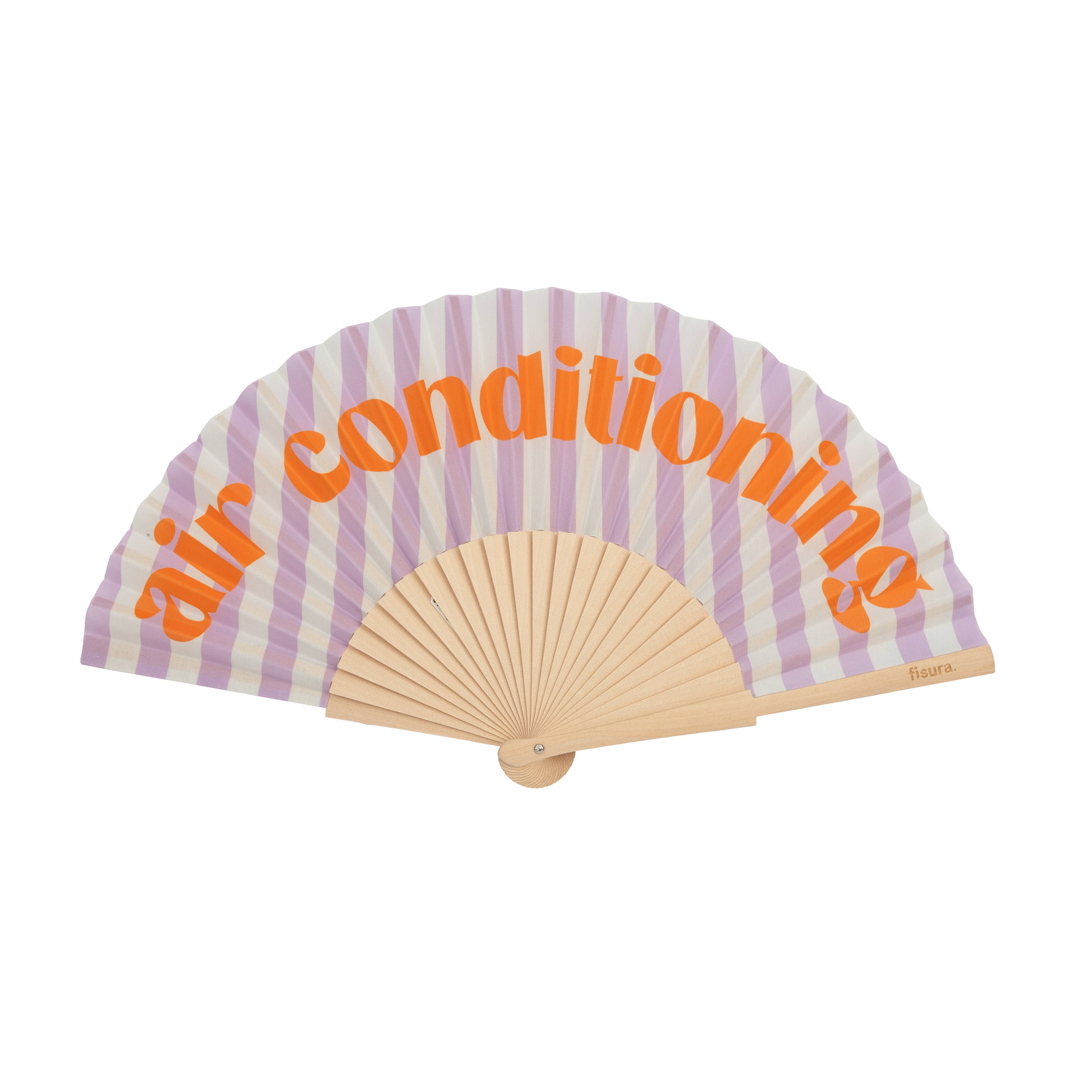"Air Conditioning" Hand Fan