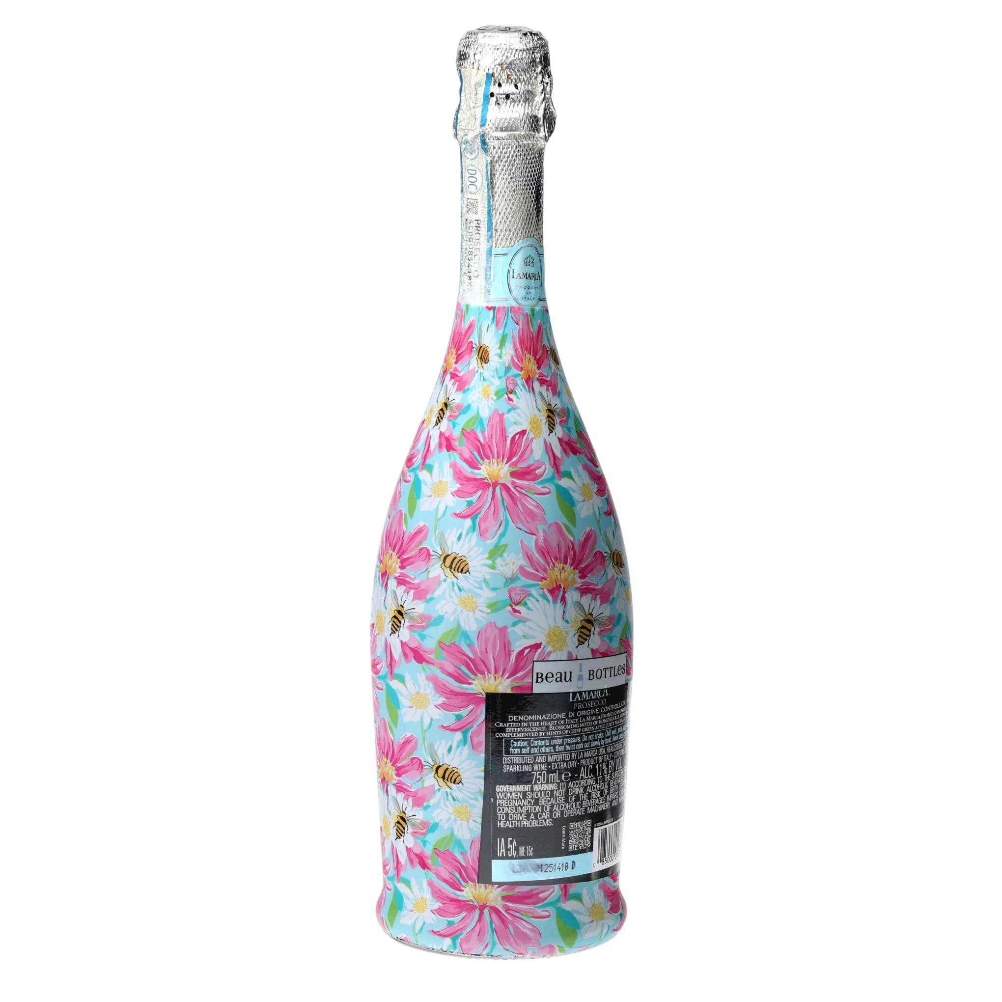 Busy Bee Garden Prosecco Bottle Wrap