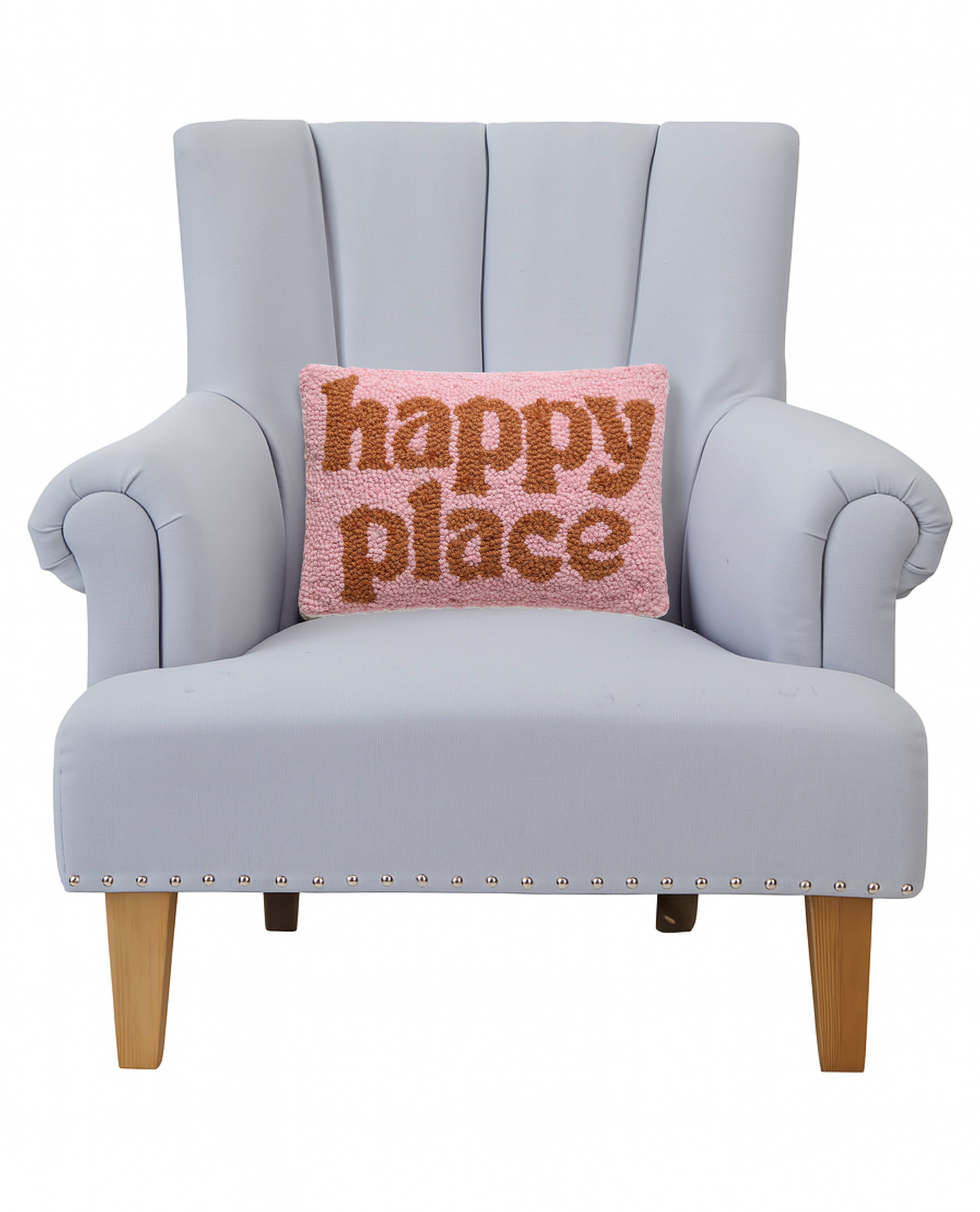 Happy Place Hook Pillow
