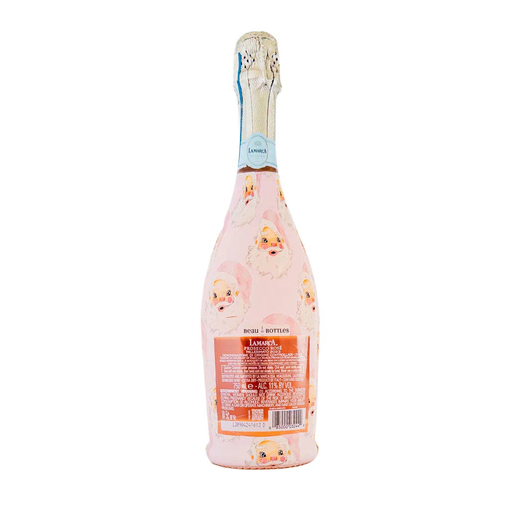 Watercolor Pink Santa - Prosecco Collection