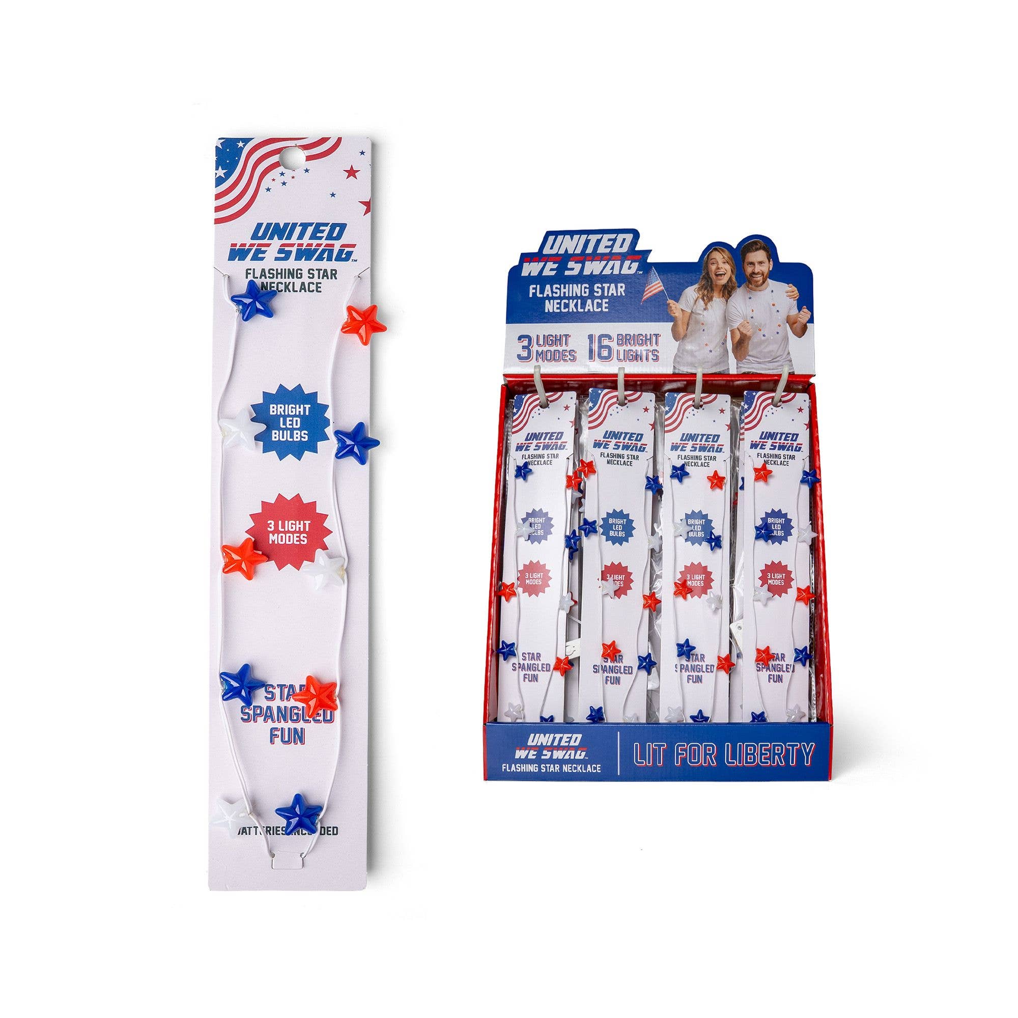 USA Light-Up Necklace