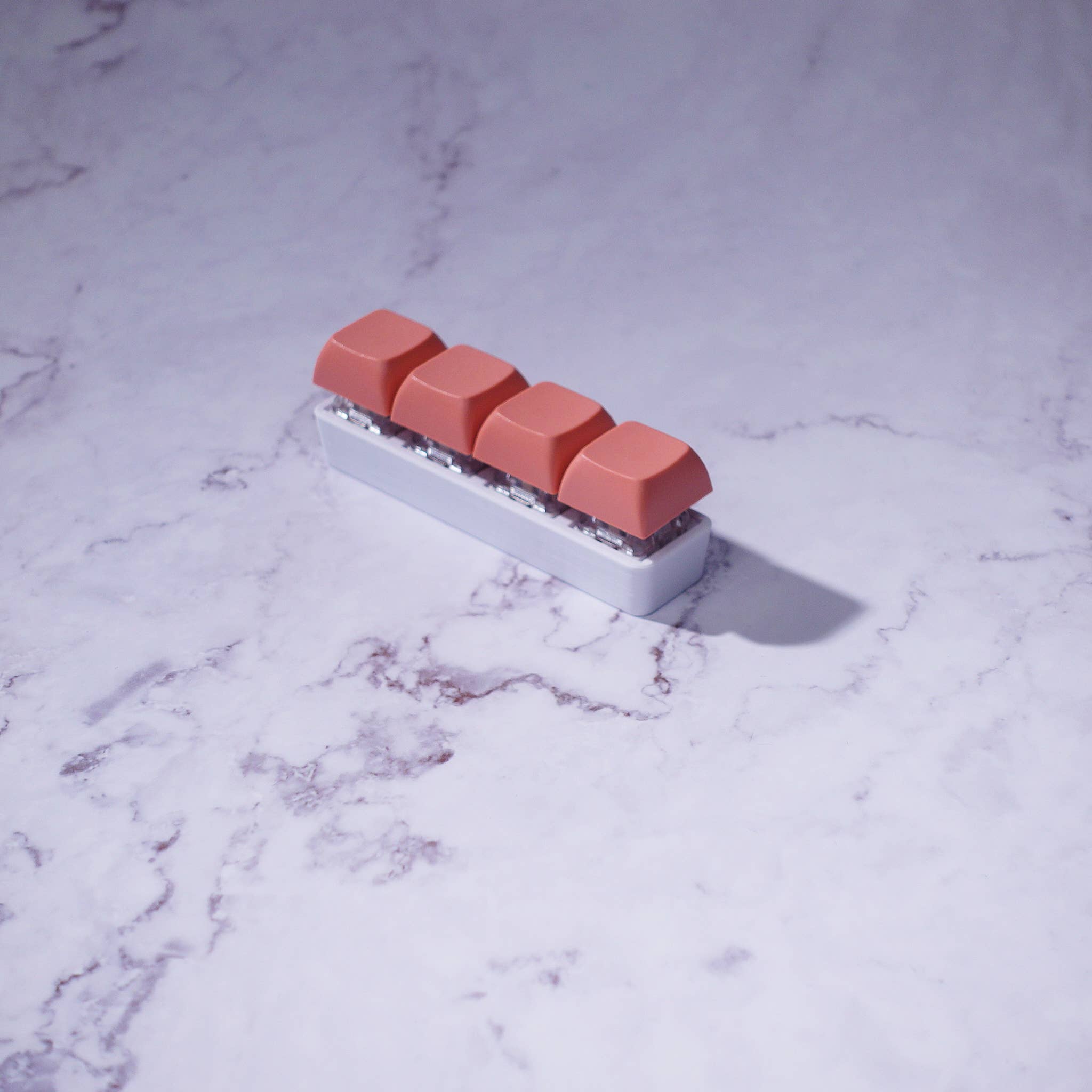 4-Key Clicky Keyboard Fidget Keychain