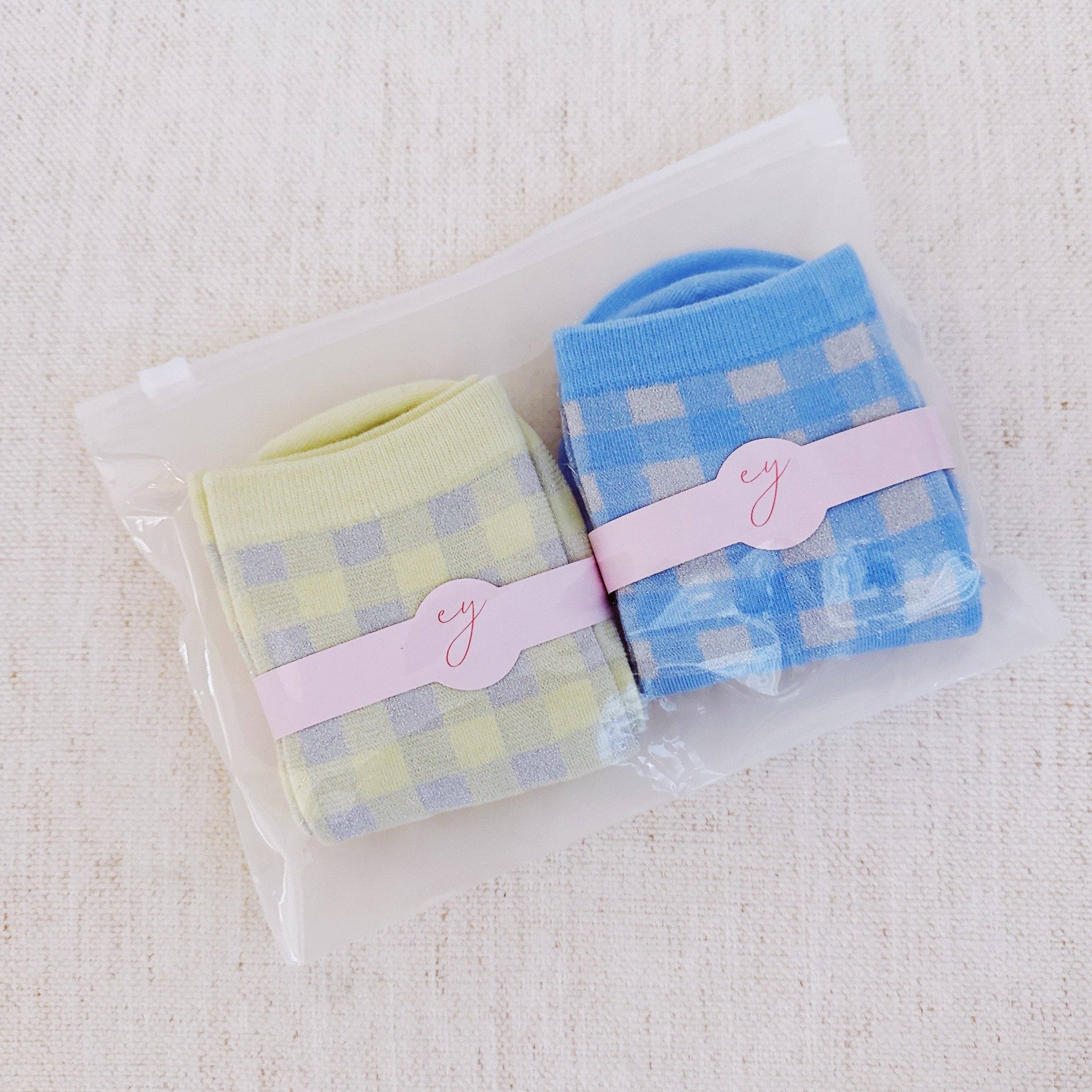 Twinkle Gingham Socks