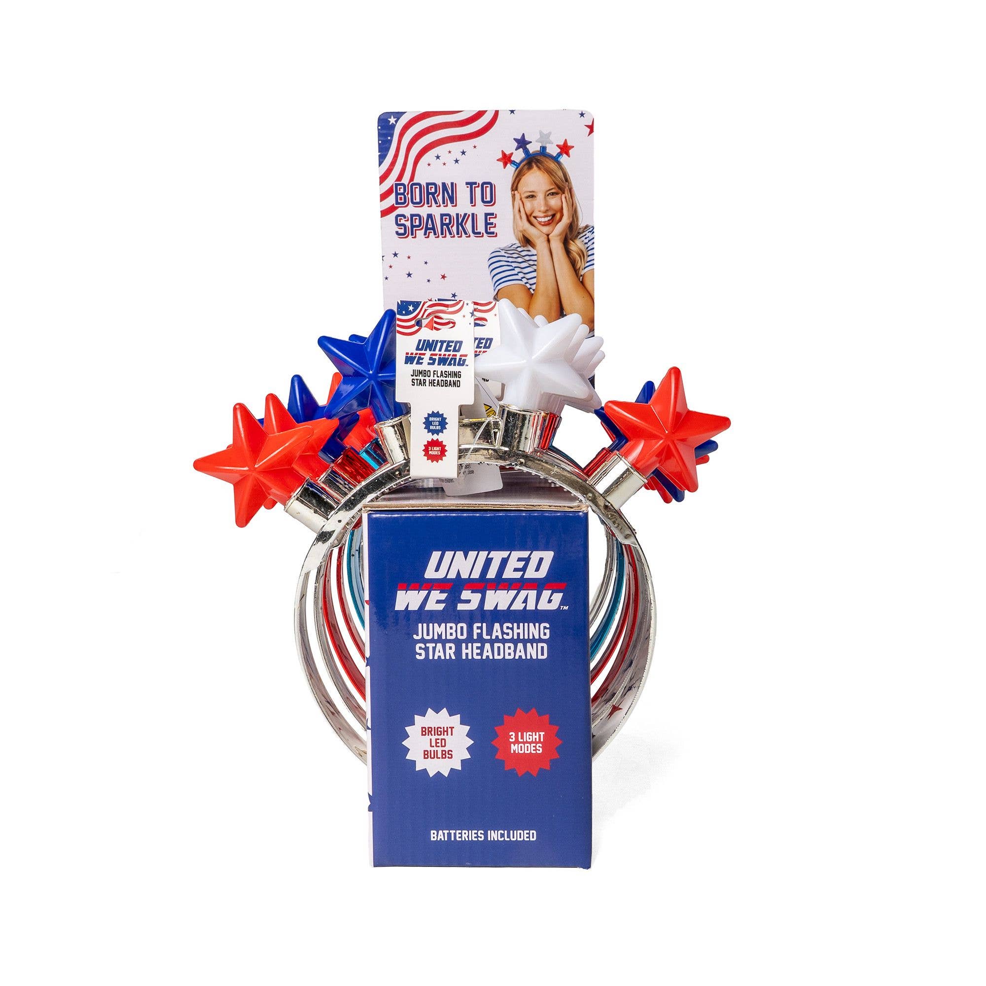 JUMBO Flashing Star Headband