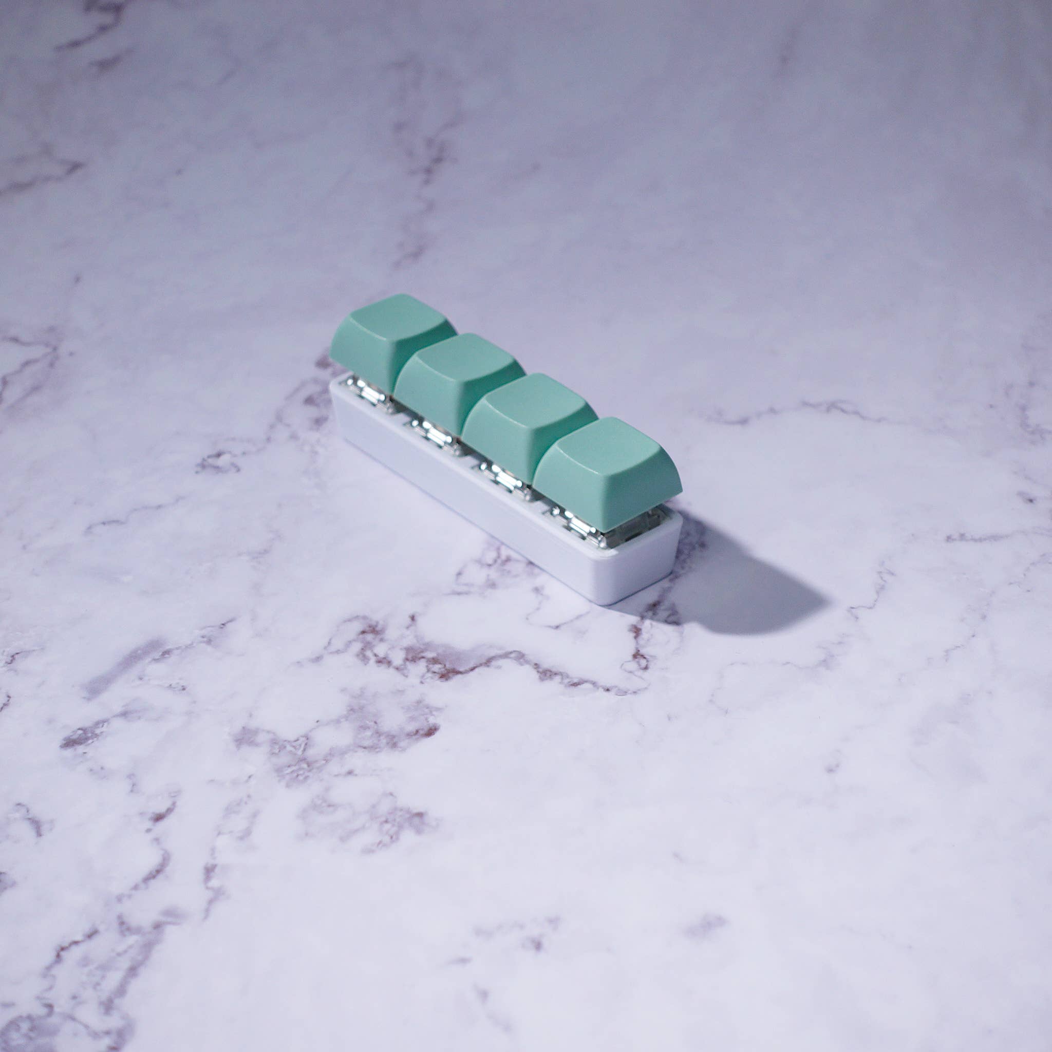 4-Key Clicky Keyboard Fidget Keychain