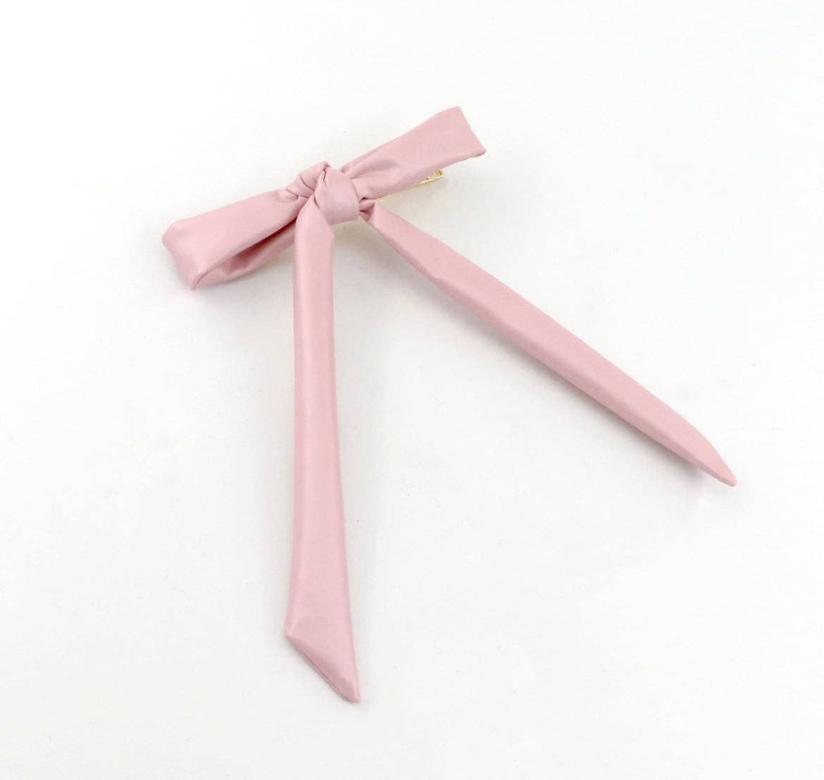 Pink Leather Bow