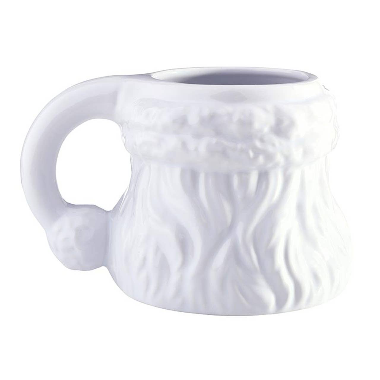 White Santa Face Mug