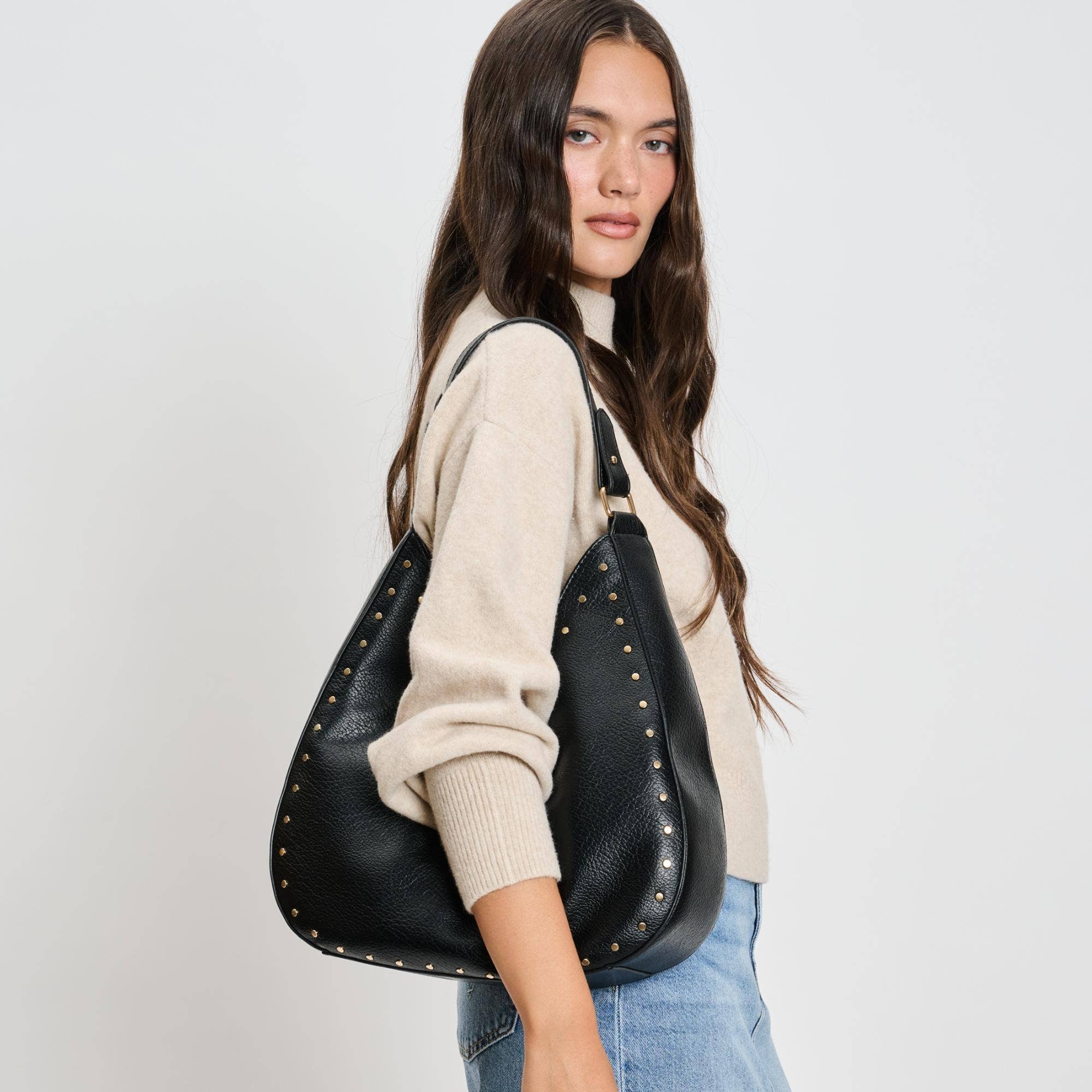 Black Olivia Hobo