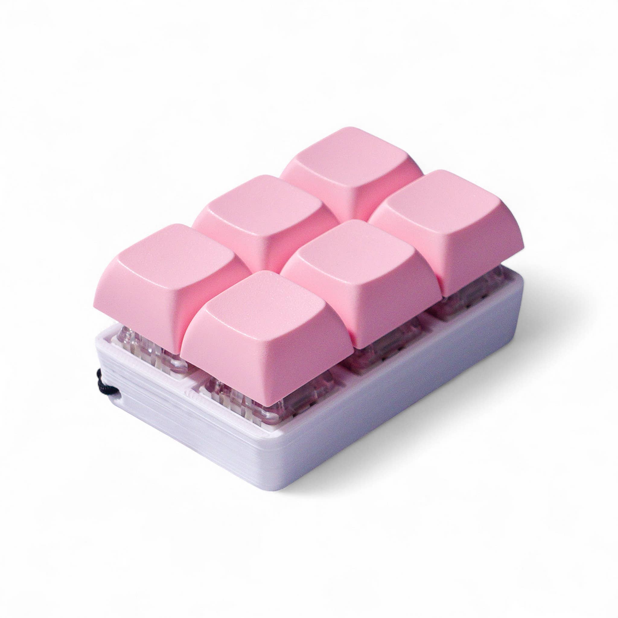 6-Key Clicky Keyboard Fidget Keychain