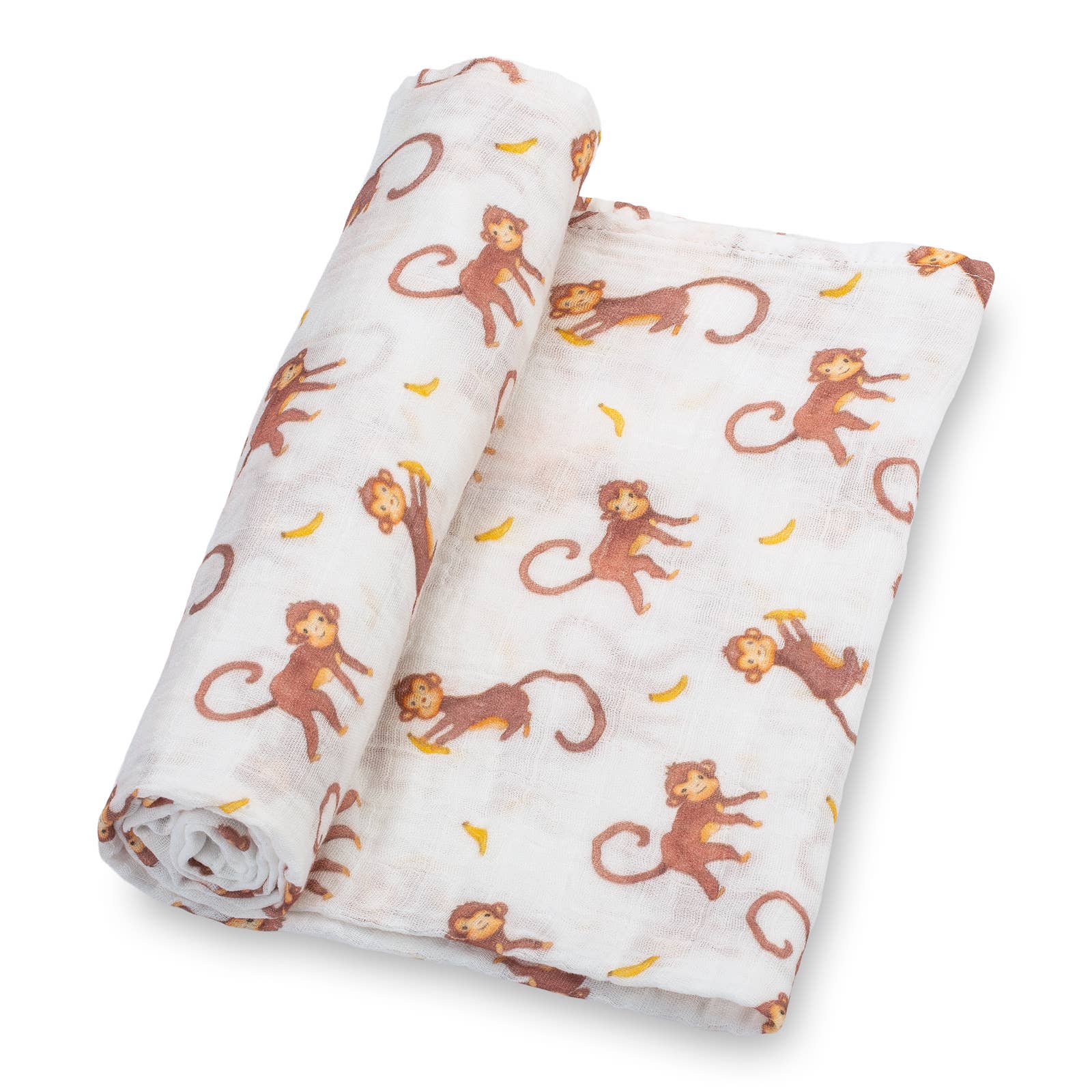 Monkey Around Muslin Swaddle Blanket