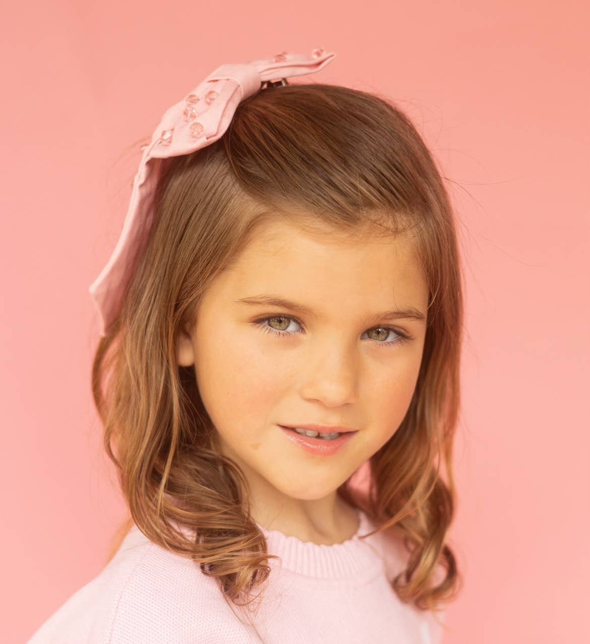  Pink Bow with Embellishments