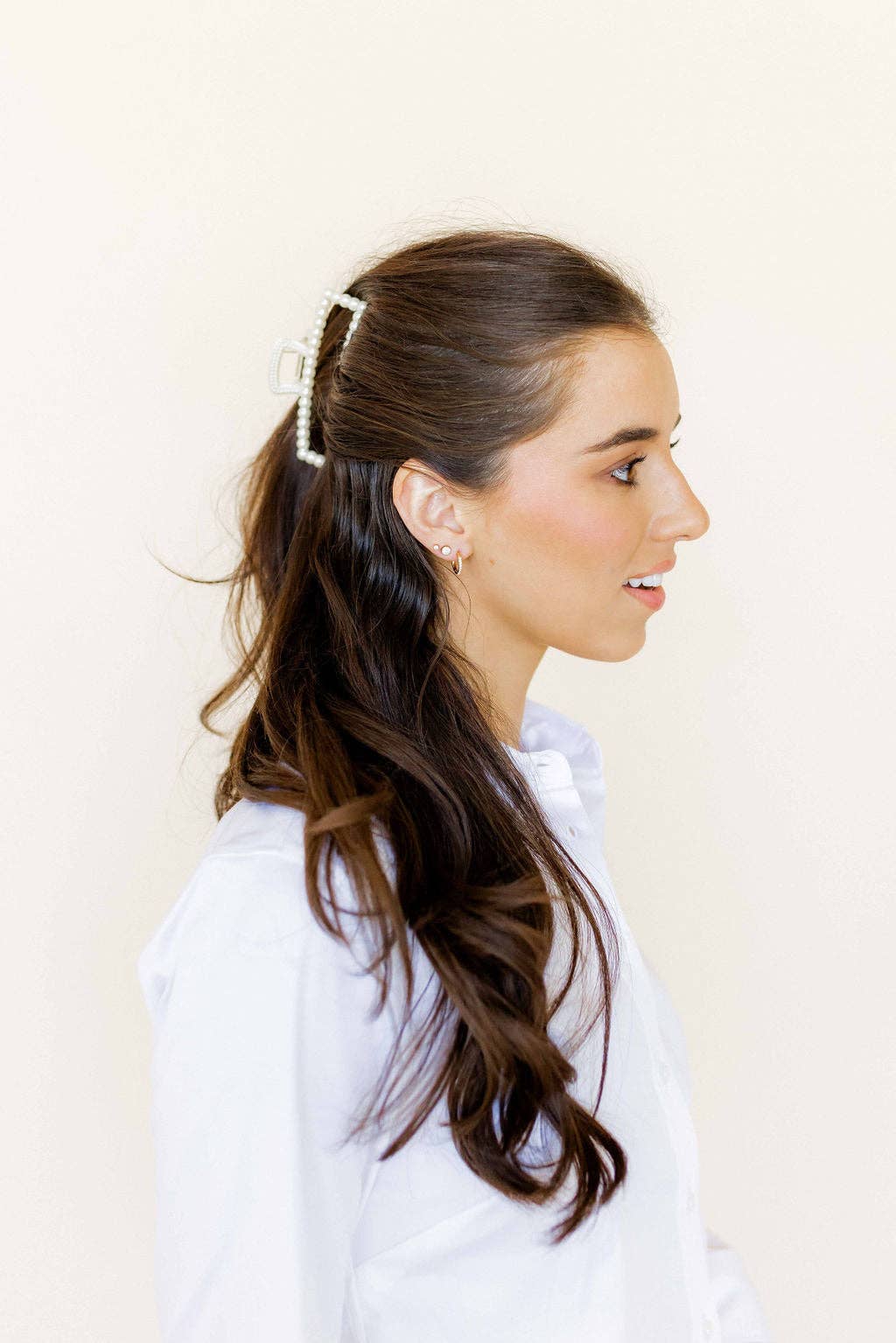 Juliet Clear 5mm Screwback Stud Earrings