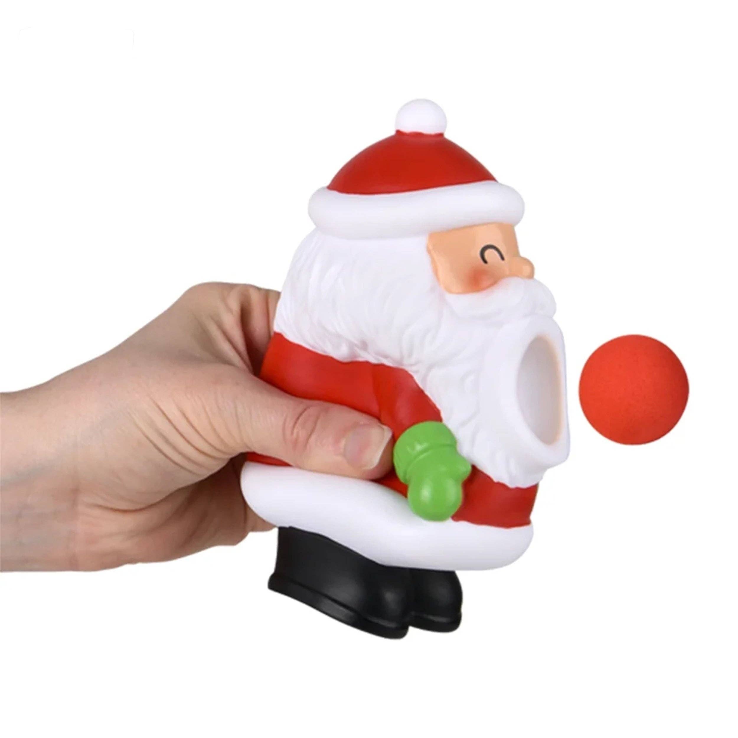 Santa Foam Ball Blaster Toy