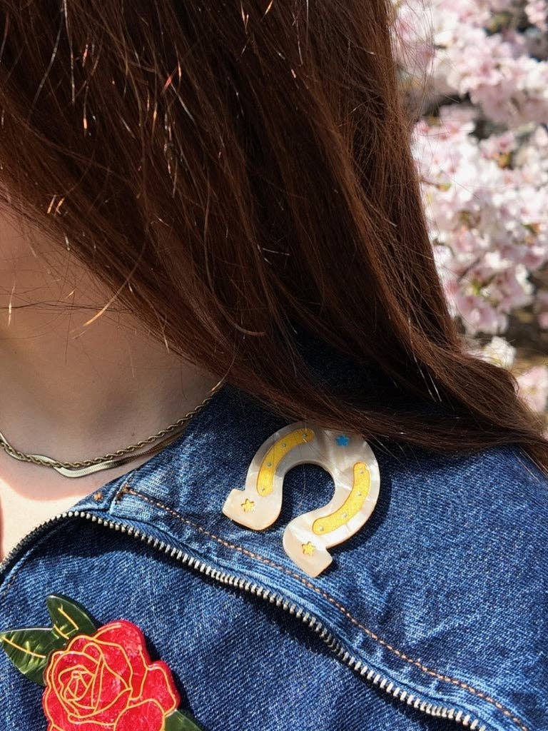 Horseshoe Brooch Pin