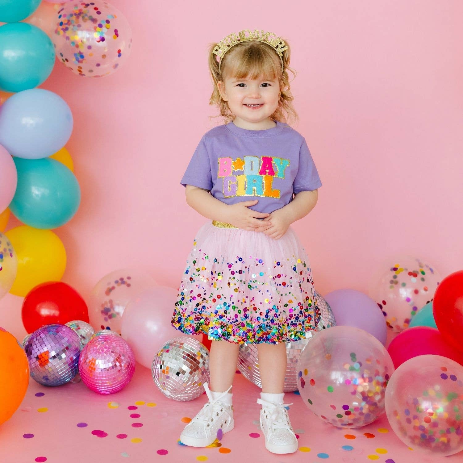 Gold 'Birthday Girl' Headband
