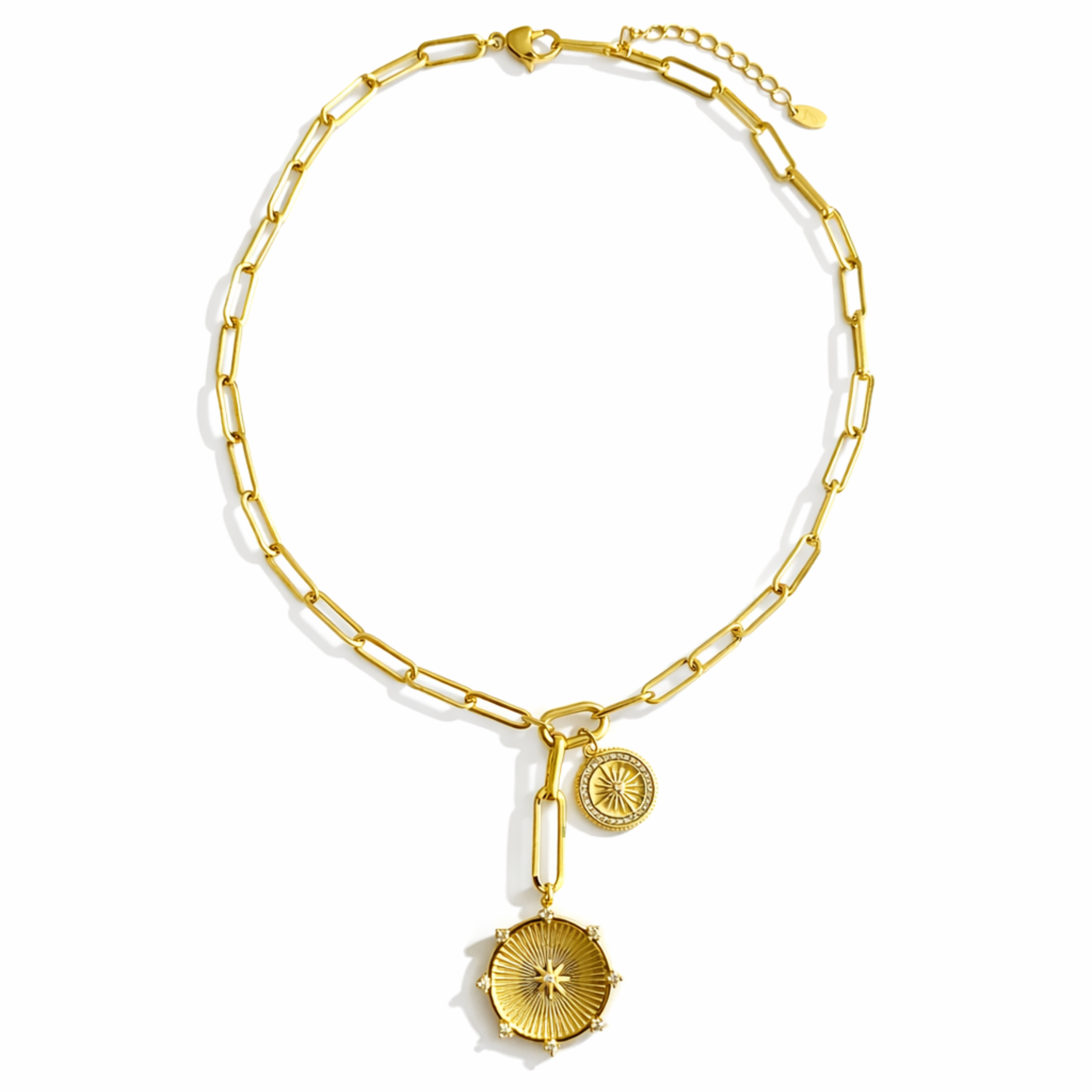 Sunbeam Medallion Necklace