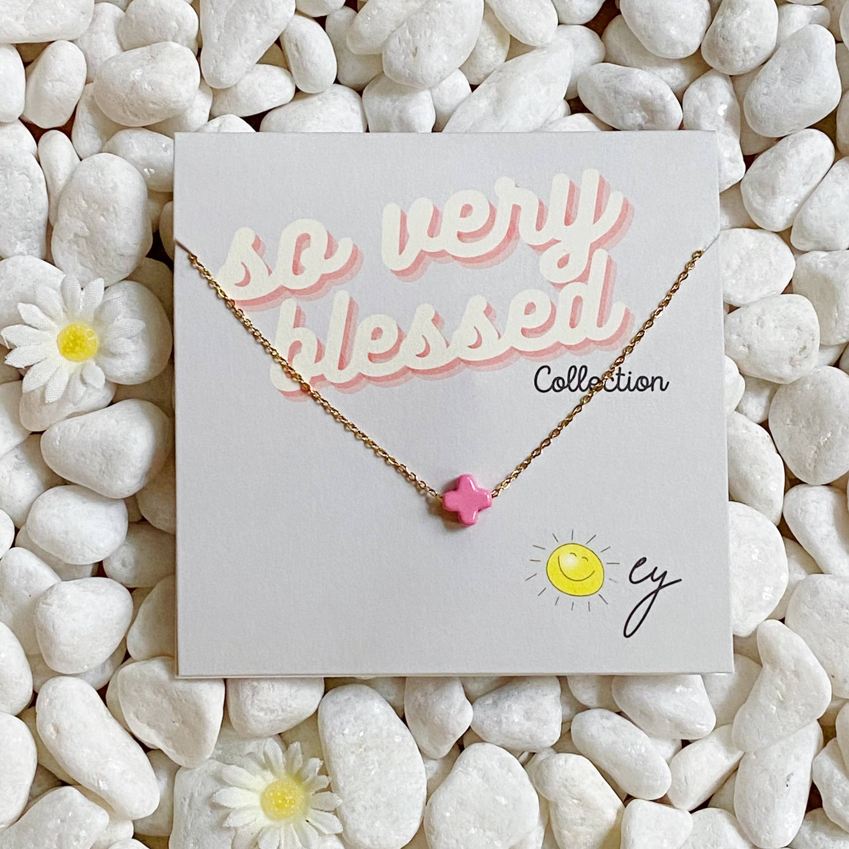 So Very Blessed Cross Necklace
