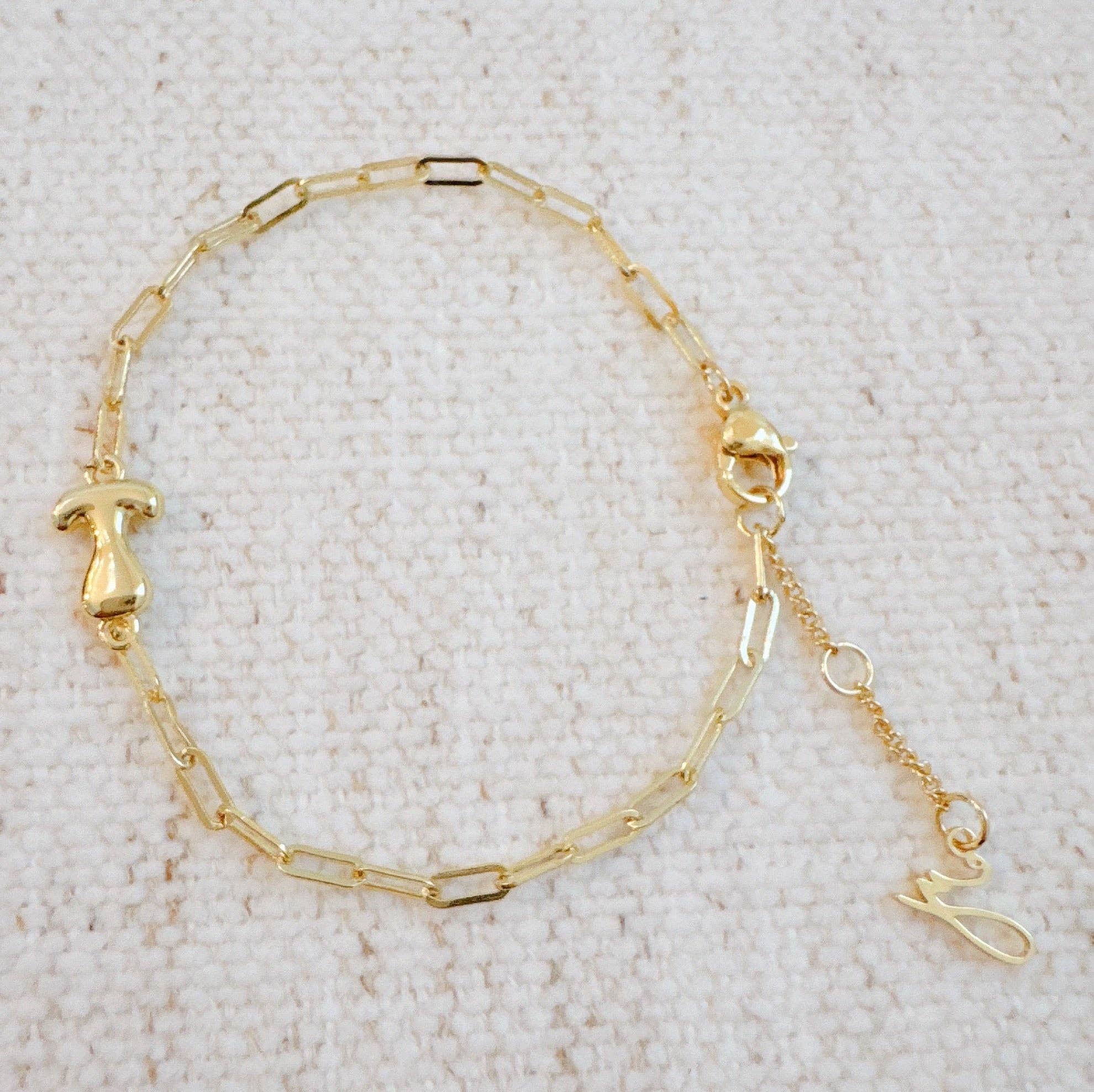 Mini Balloon Initial Bracelet