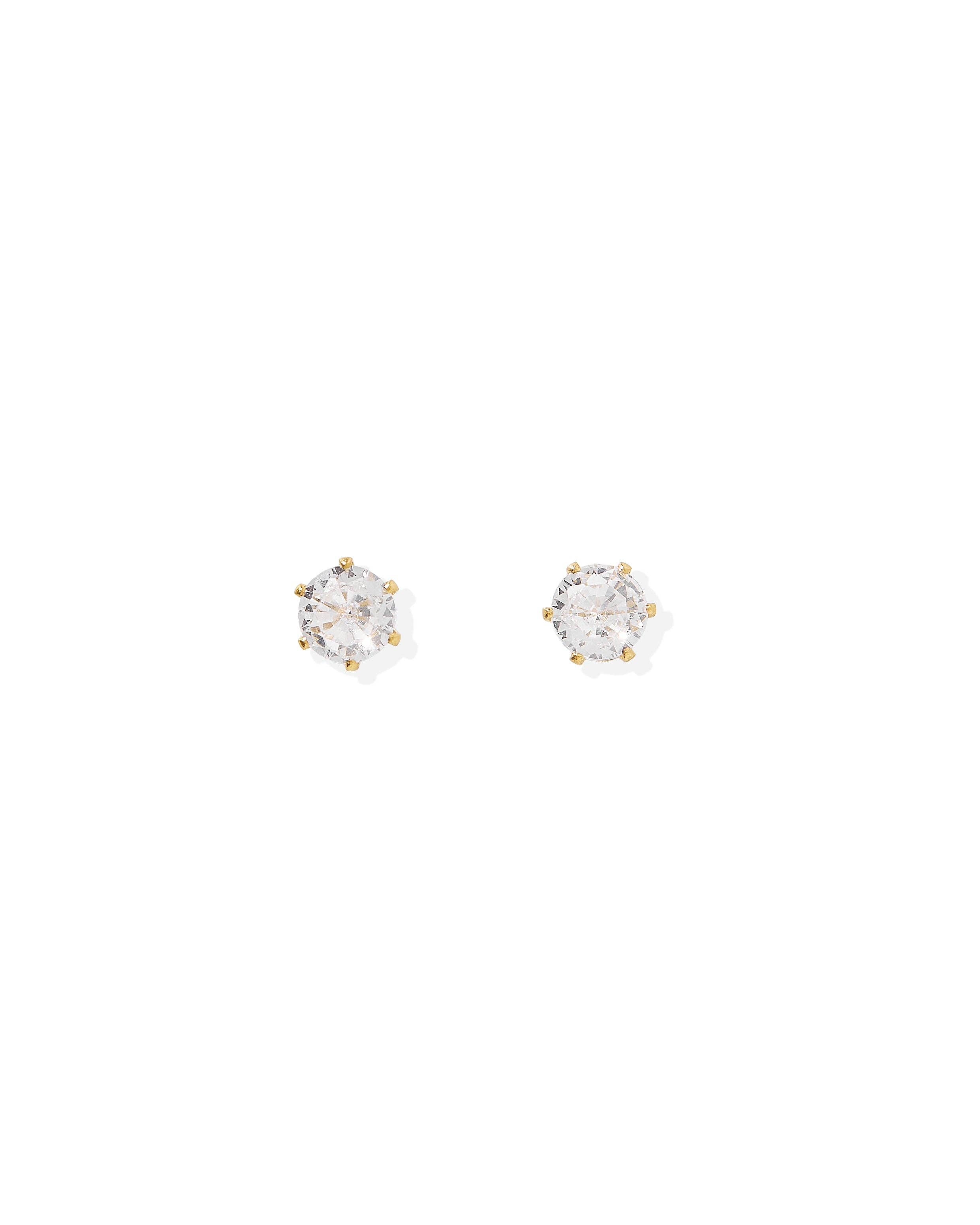 Gold Helen Screwback Stud Earrings