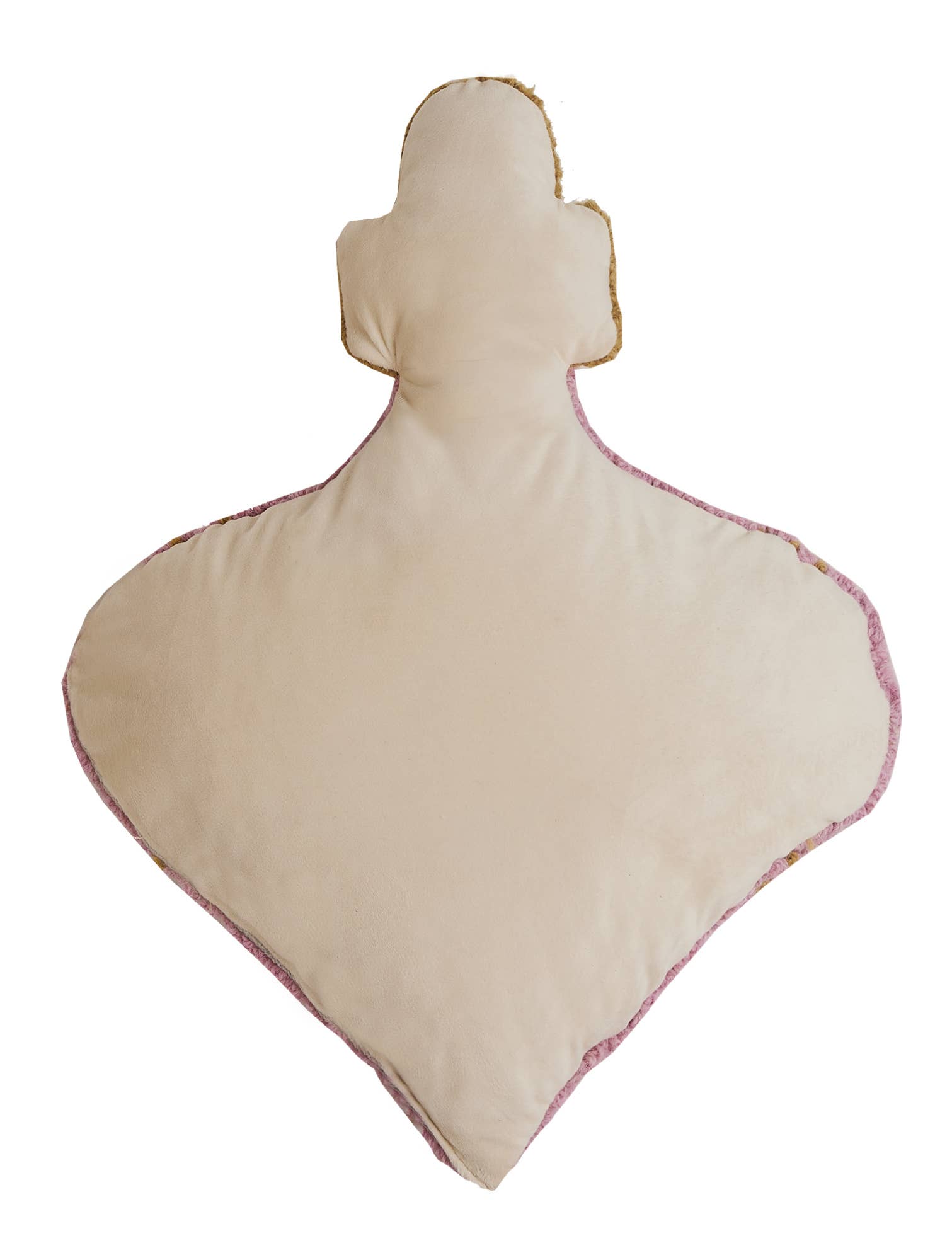 Pink Ornament Shaped Pillow