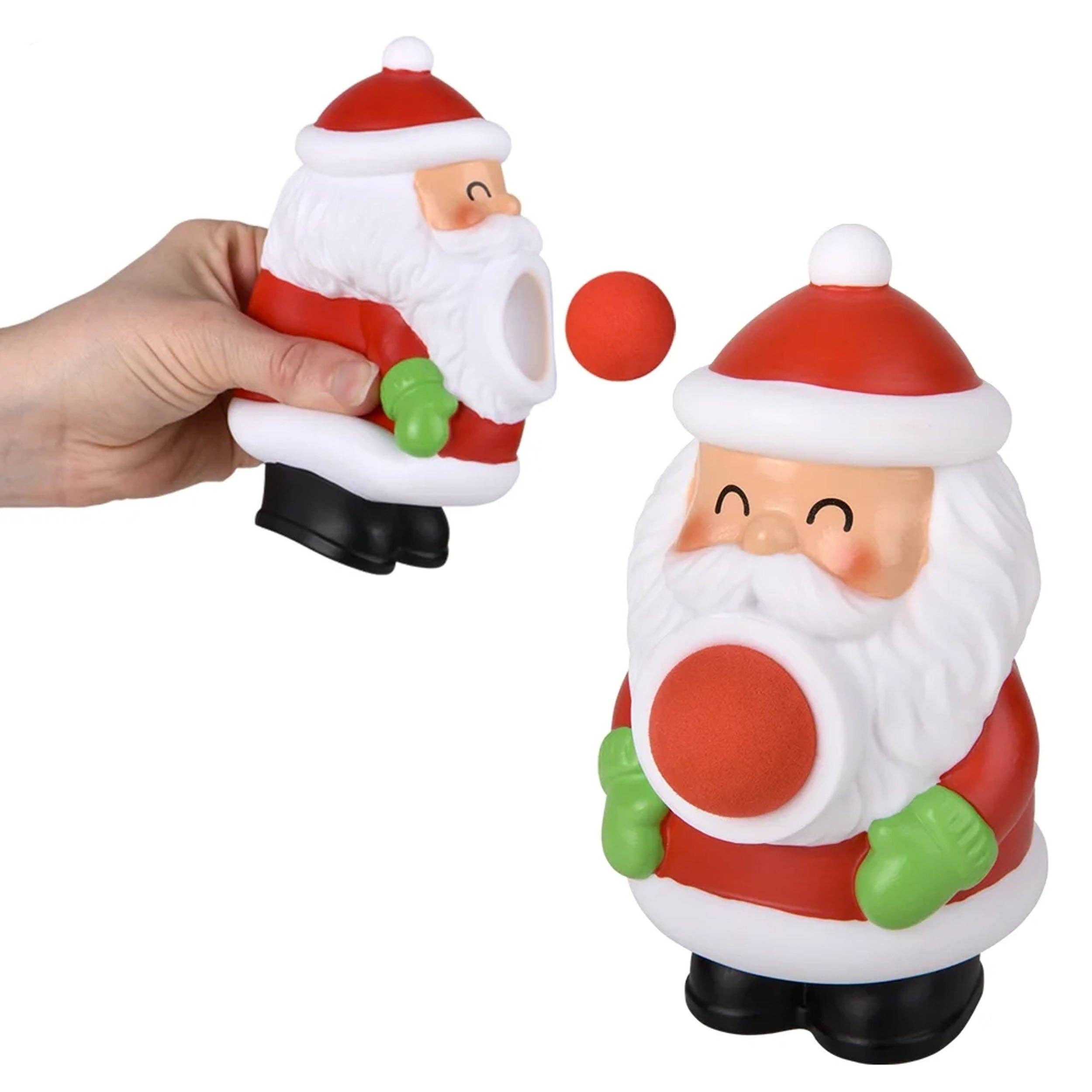 Santa Foam Ball Blaster Toy