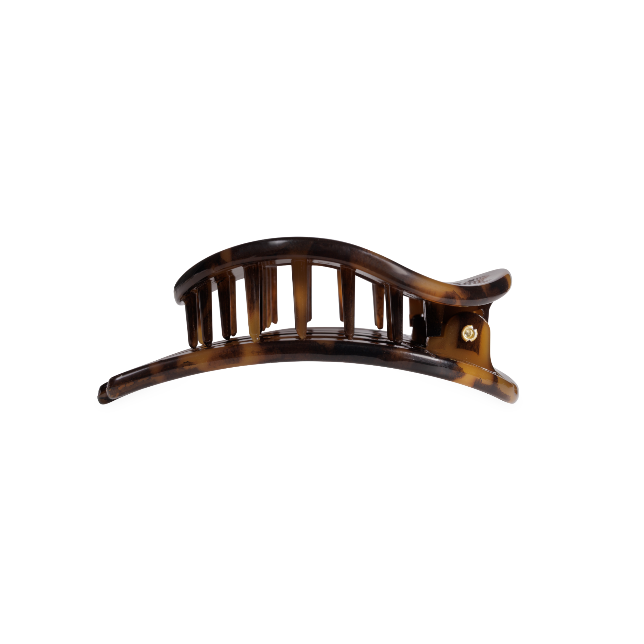 Tortoise | Medium | Flat Circle Hair Clip