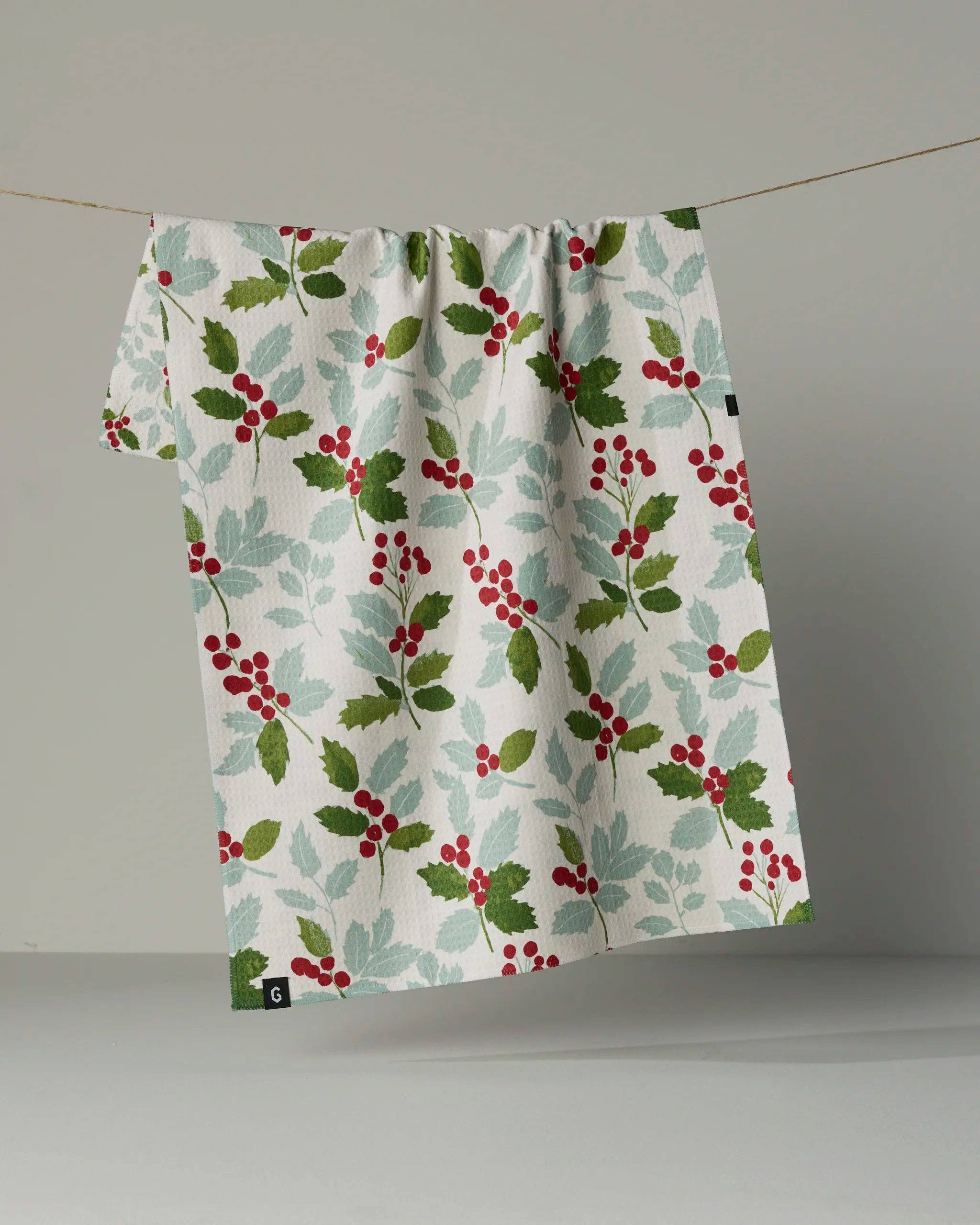 Holly Lane Luxe Kitchen Towel - Holiday 2026