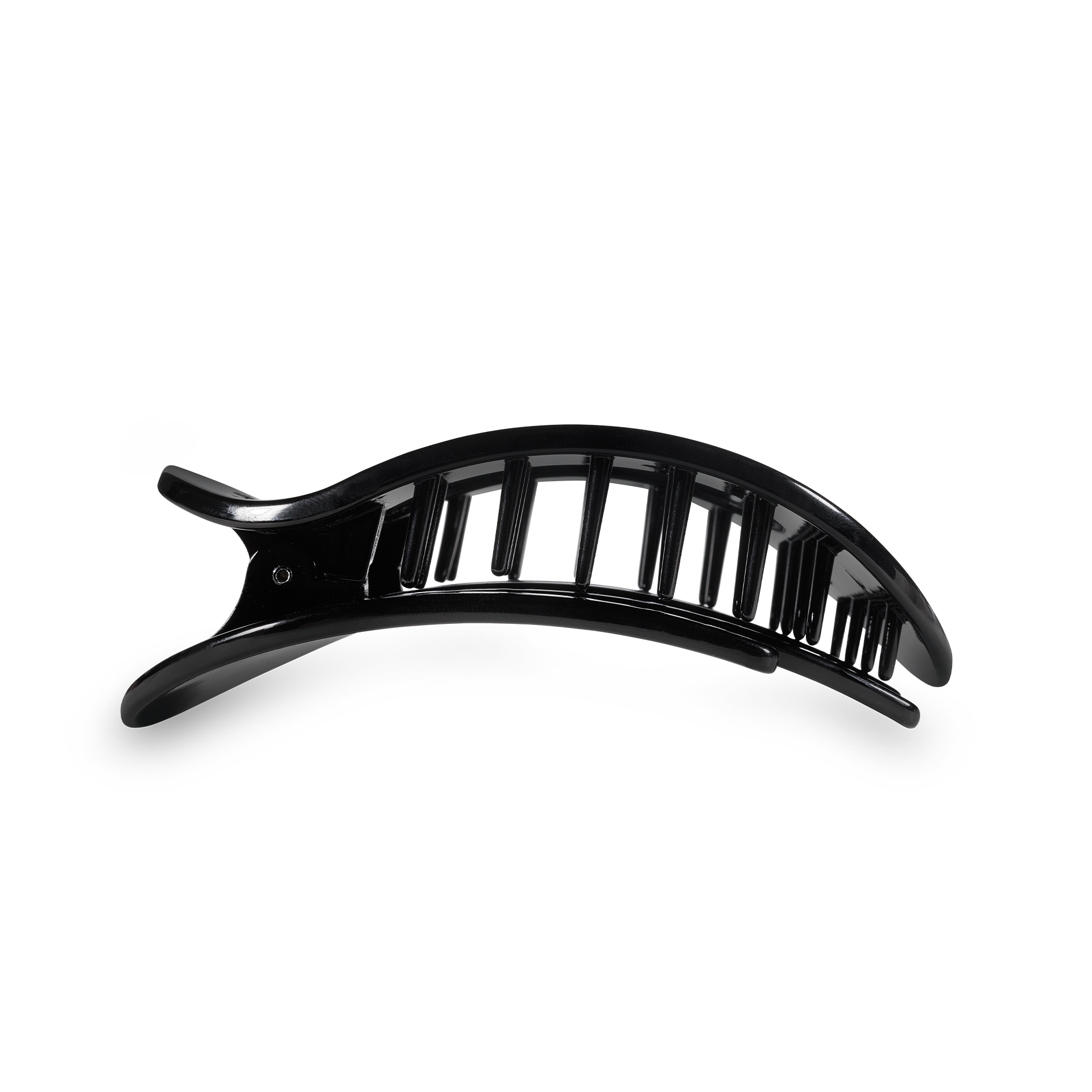 Jet Black Small Flat Round Clip